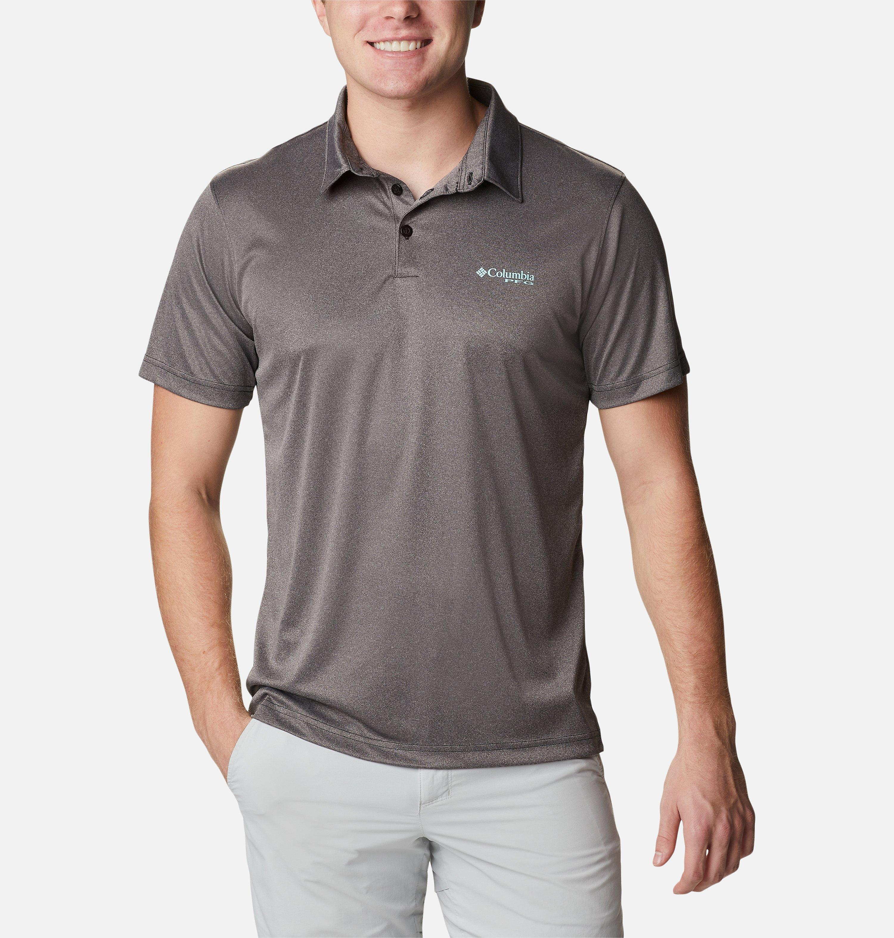Men's PFG Terminal Tackle Heather Polo 1