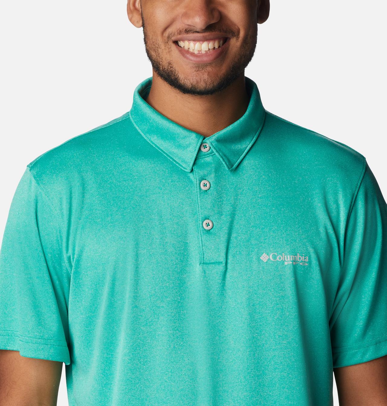 Men's PFG Terminal Tackle™ Heather Polo 4