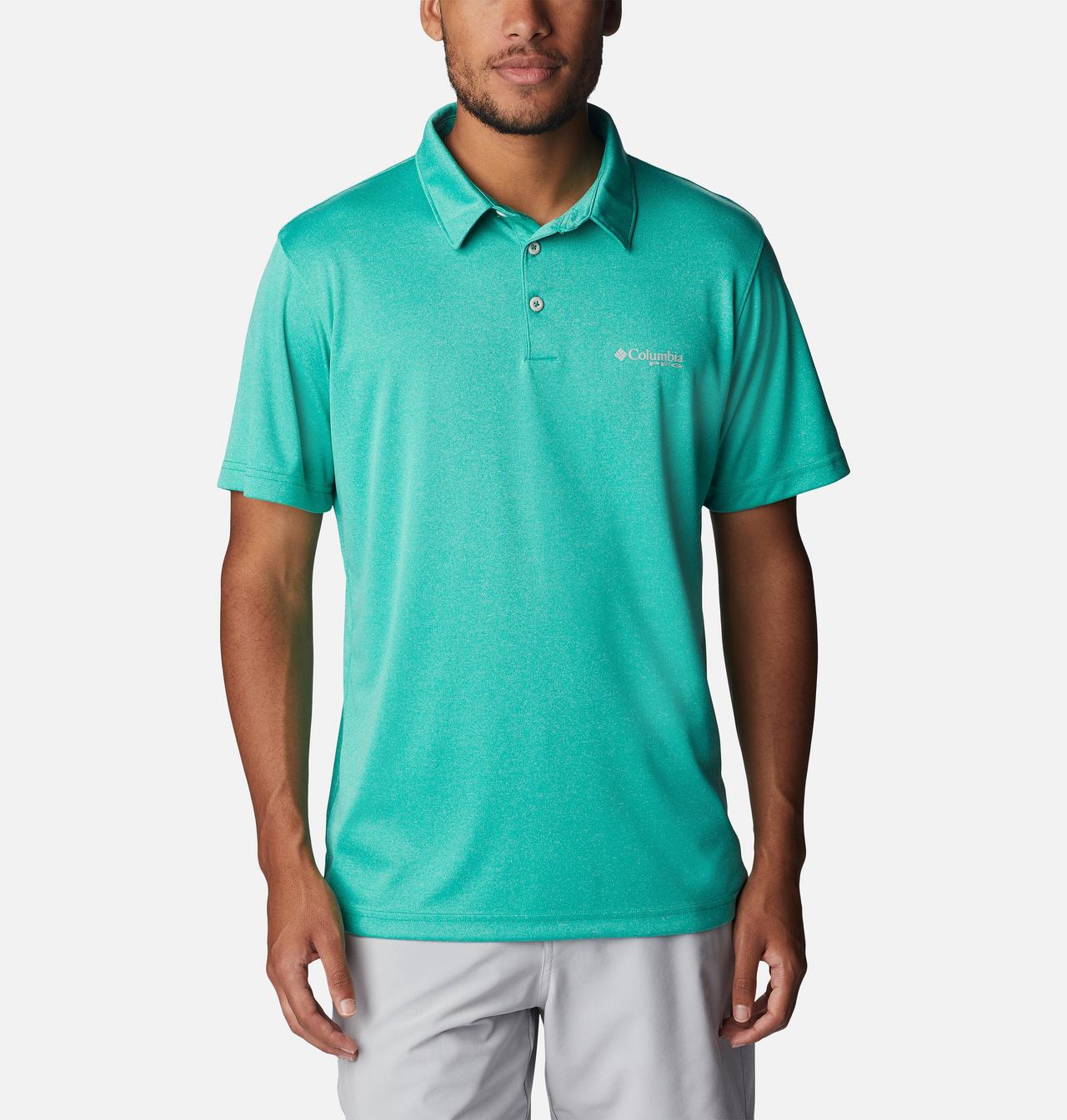 Men's PFG Terminal Tackle™ Heather Polo 1