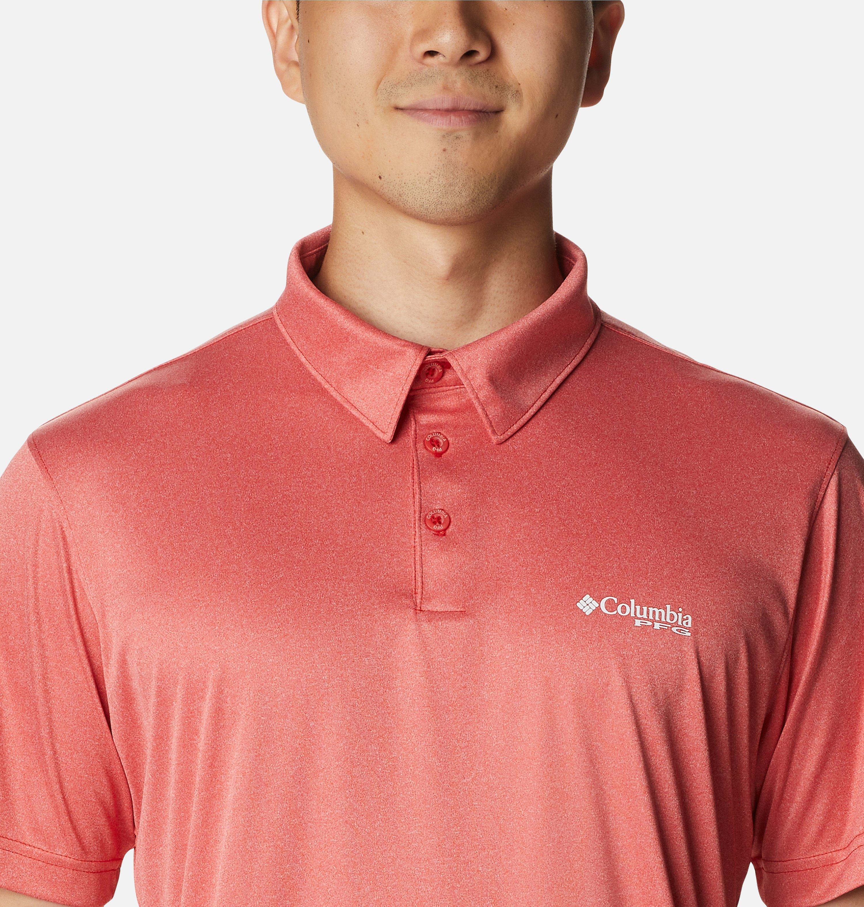 Men's PFG Terminal Tackle Heather Polo 4