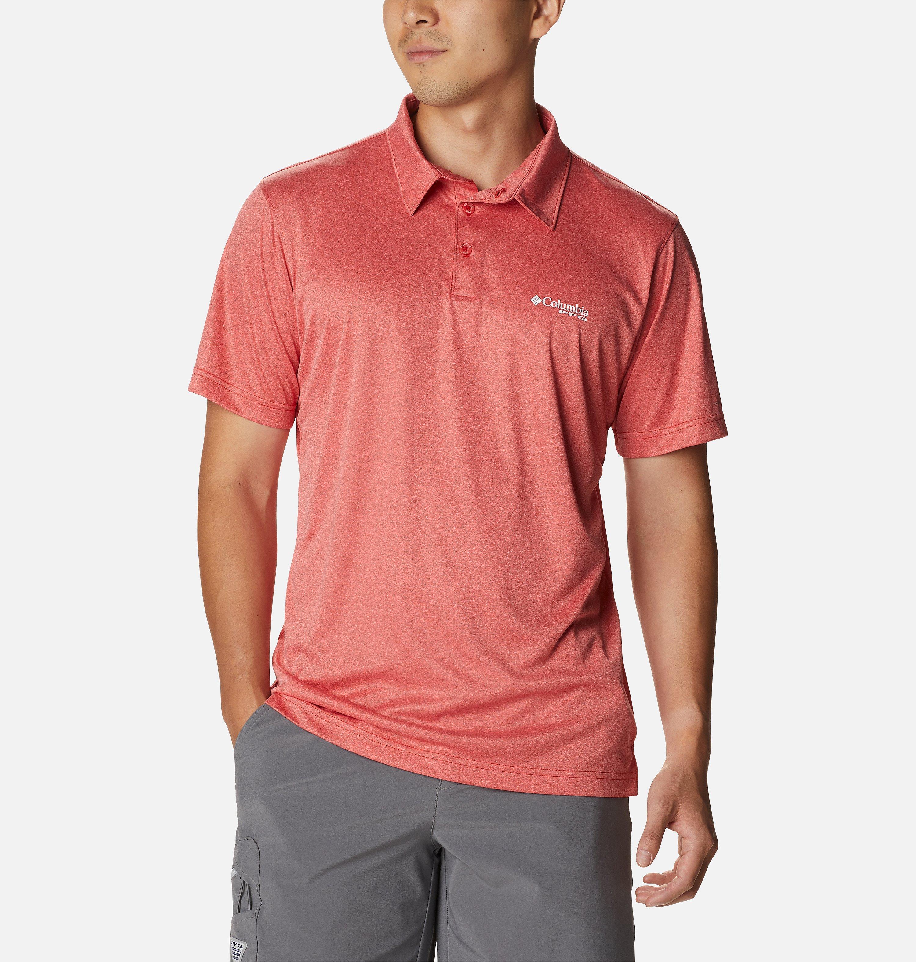 Men's PFG Terminal Tackle Heather Polo 1