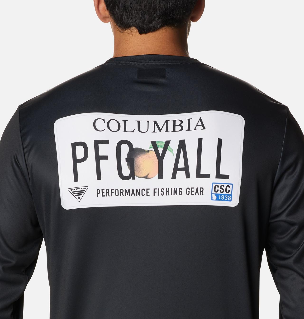 Men's PFG Terminal Tackle™ License Plate Long Sleeve Shirt 5