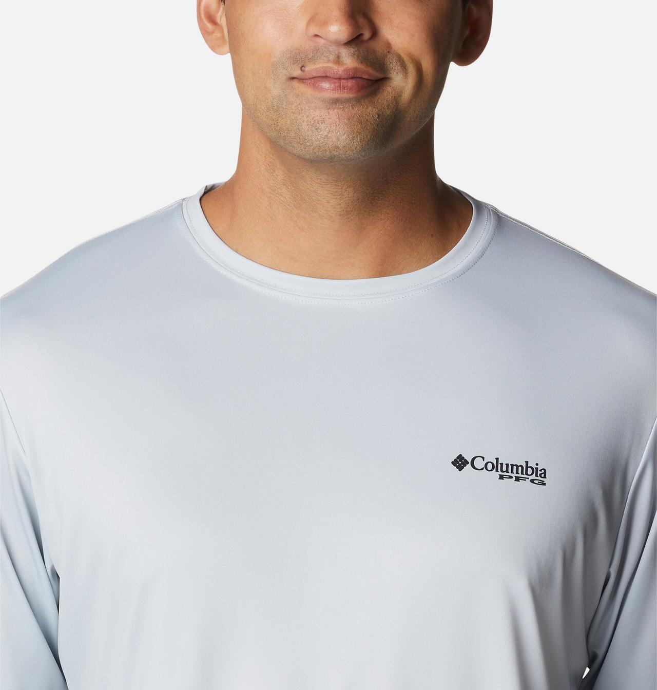 Men's PFG Terminal Tackle™ License Plate Long Sleeve Shirt 4