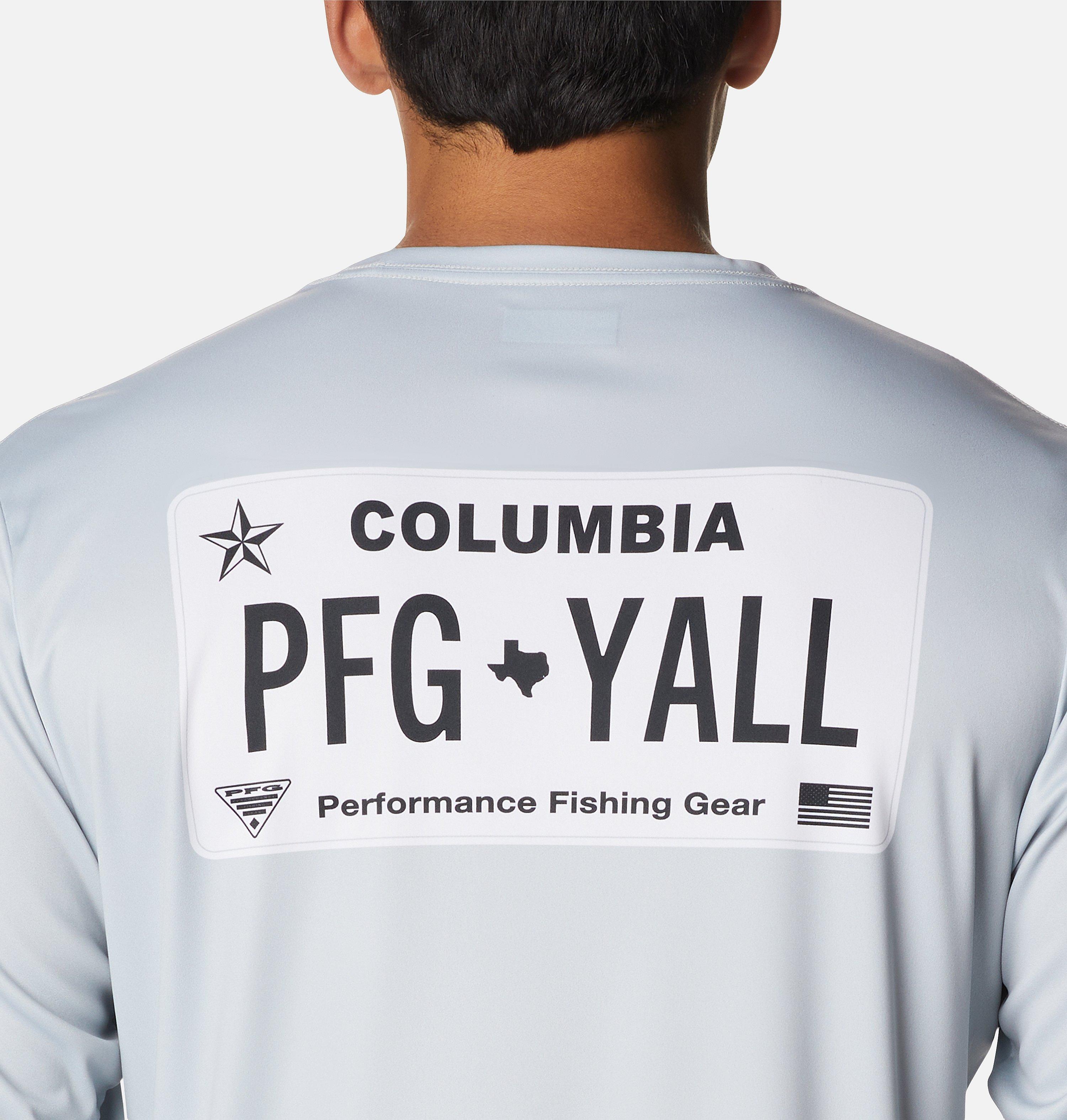 Men's PFG Terminal Tackle™ License Plate Long Sleeve Shirt 5