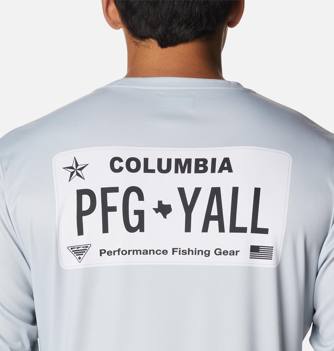 Men's PFG Terminal Tackle™ License Plate Long Sleeve Shirt 5
