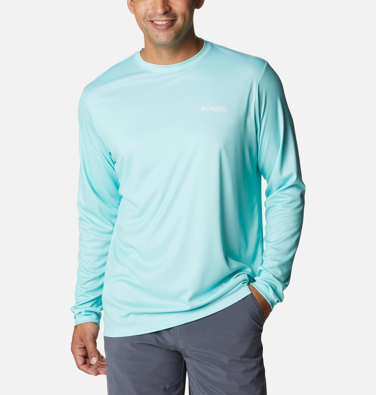 Men's PFG Terminal Tackle™ License Plate Long Sleeve Shirt 2