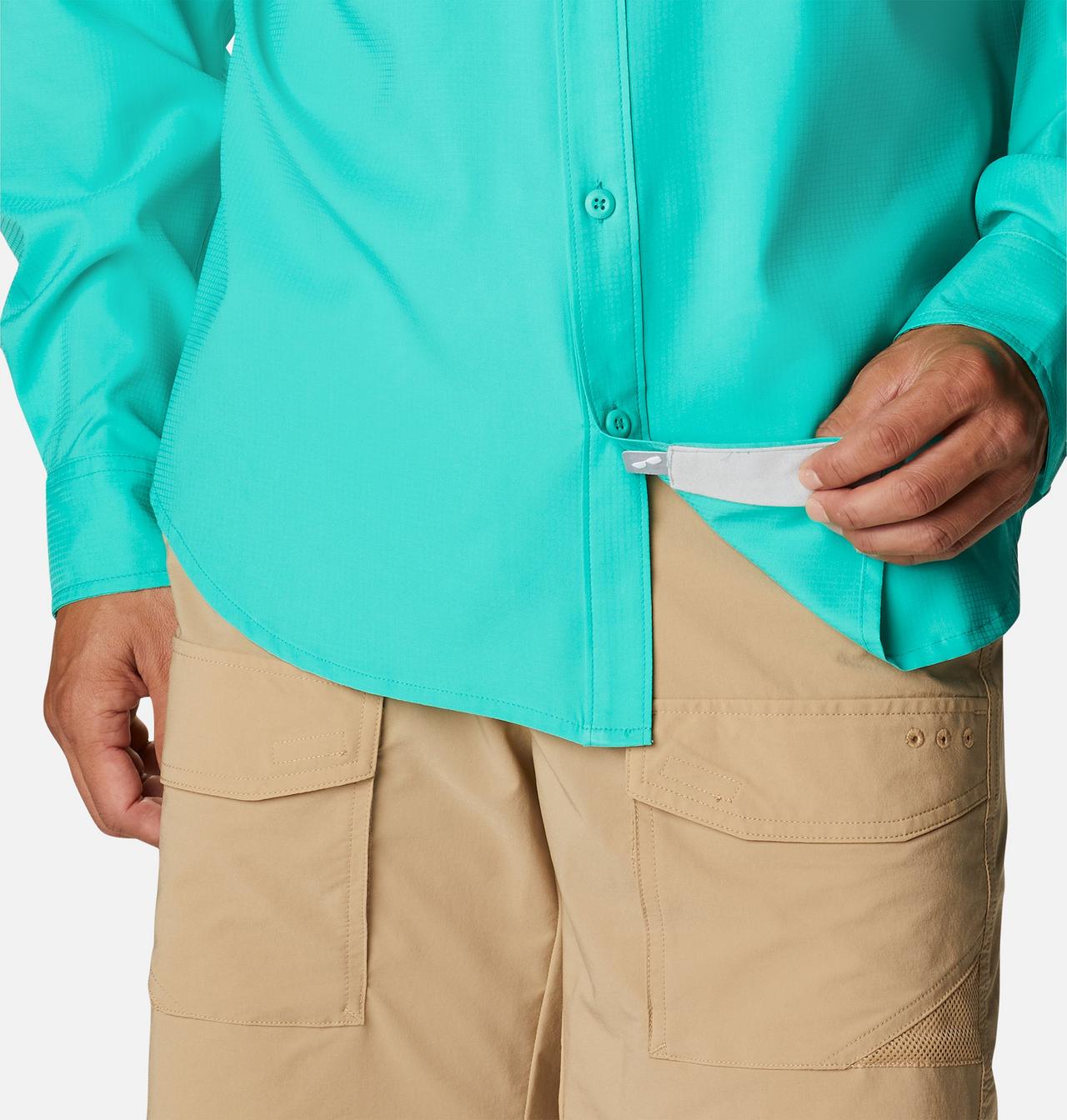 Men's PFG Skiff Guide™ Woven Long Sleeve Shirt 6