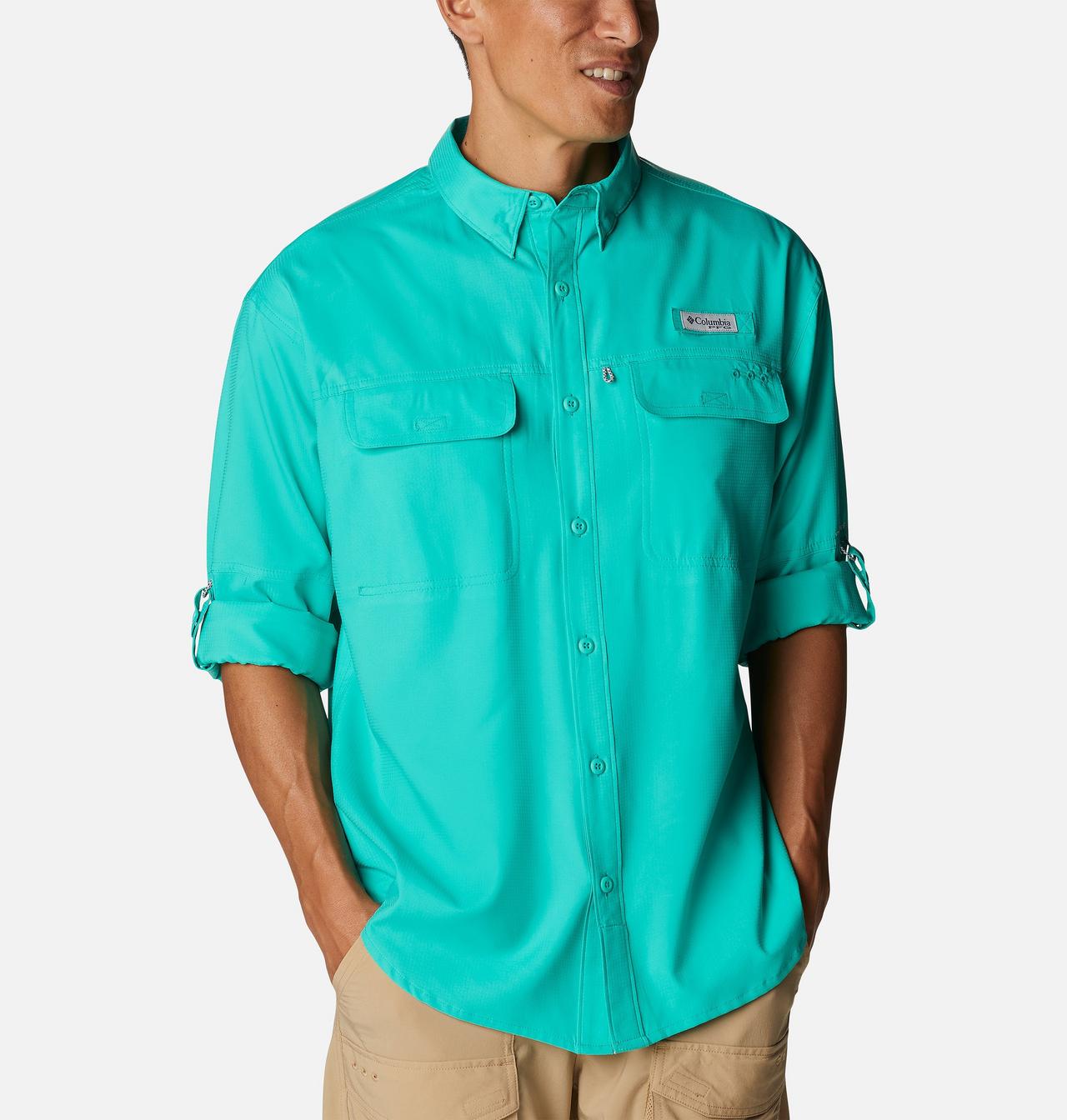 Men's PFG Skiff Guide™ Woven Long Sleeve Shirt 7