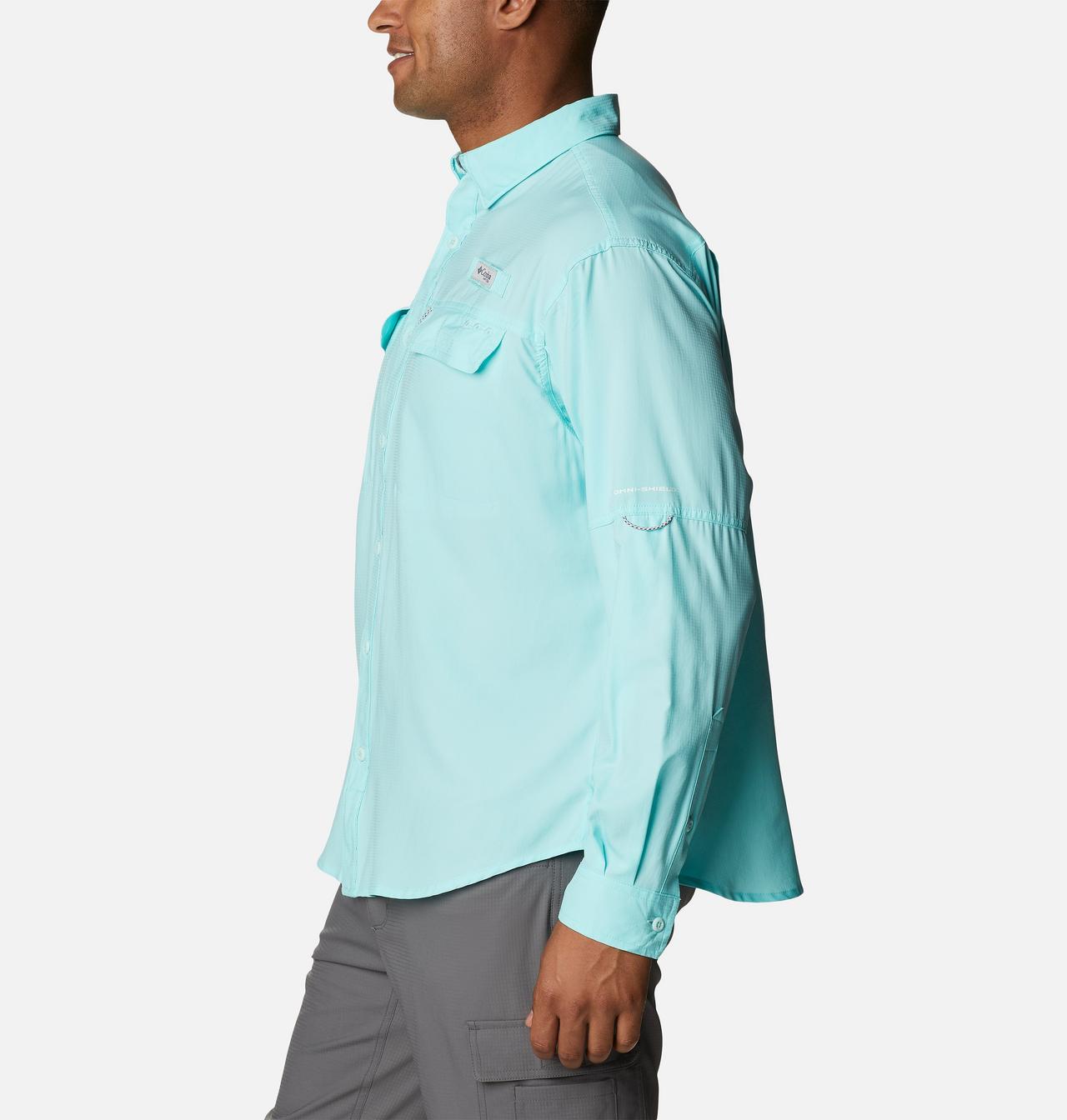 Men's PFG Skiff Guide™ Woven Long Sleeve Shirt 3
