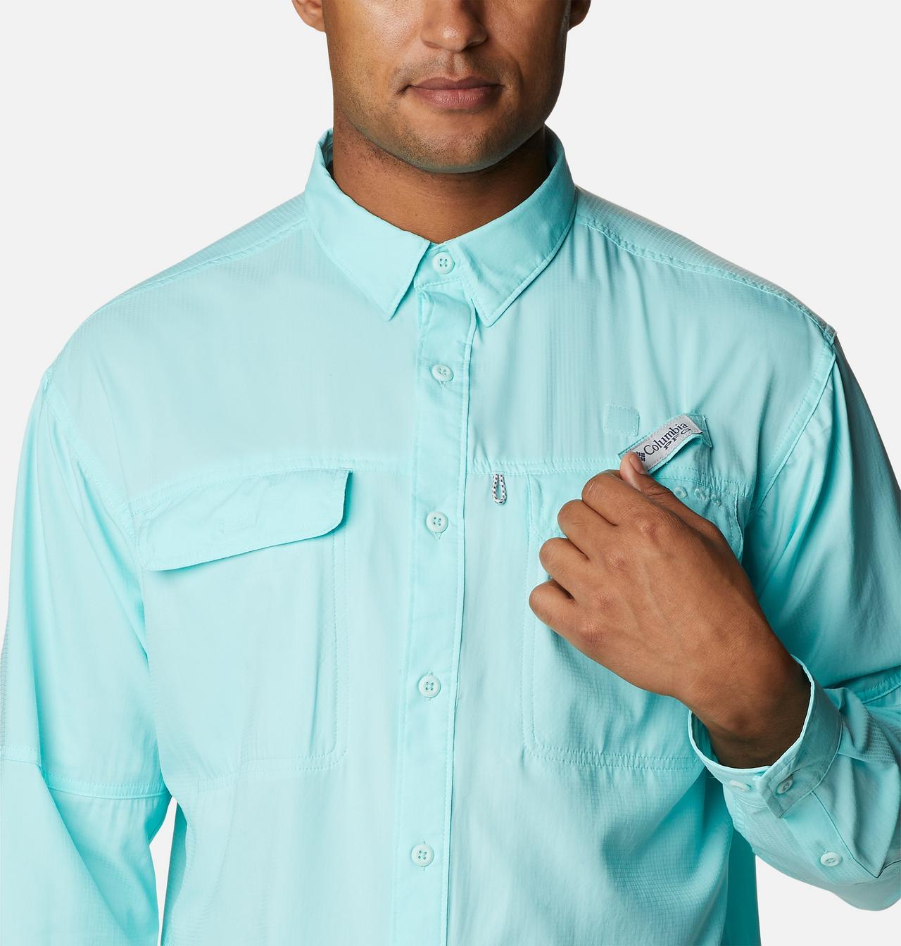 Men's PFG Skiff Guide™ Woven Long Sleeve Shirt 4