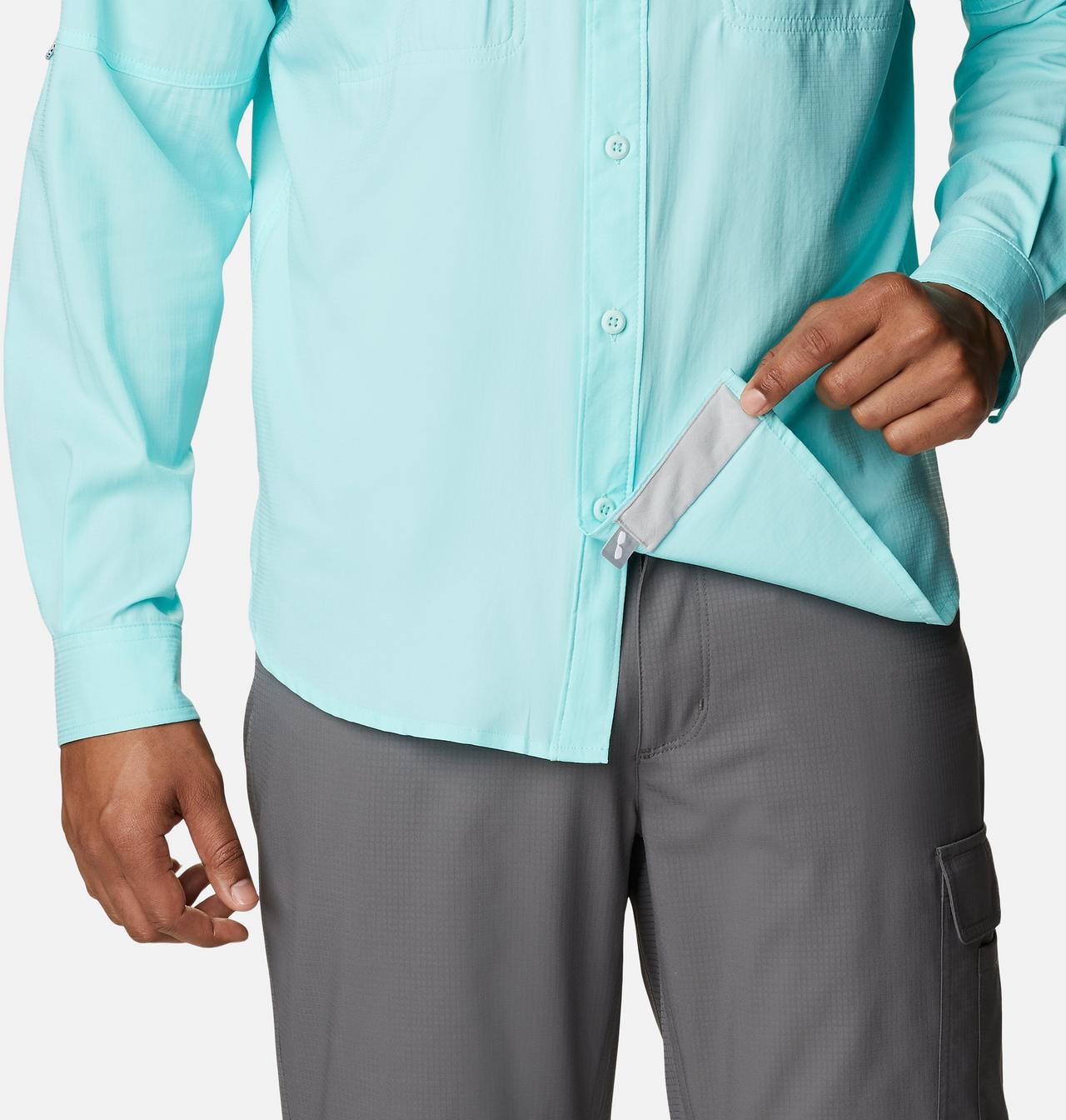 Men's PFG Skiff Guide™ Woven Long Sleeve Shirt 6