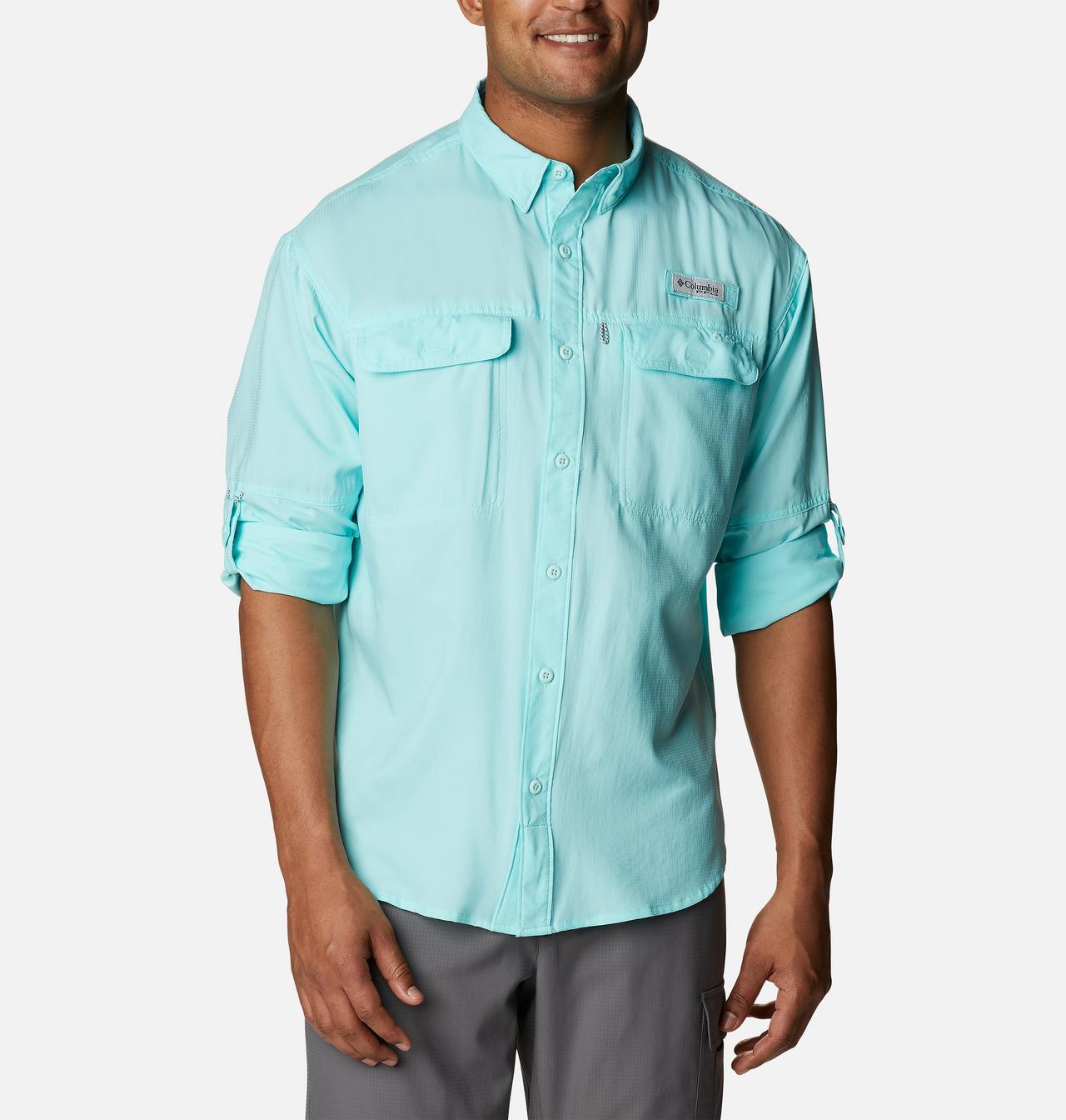 Men's PFG Skiff Guide™ Woven Long Sleeve Shirt 7