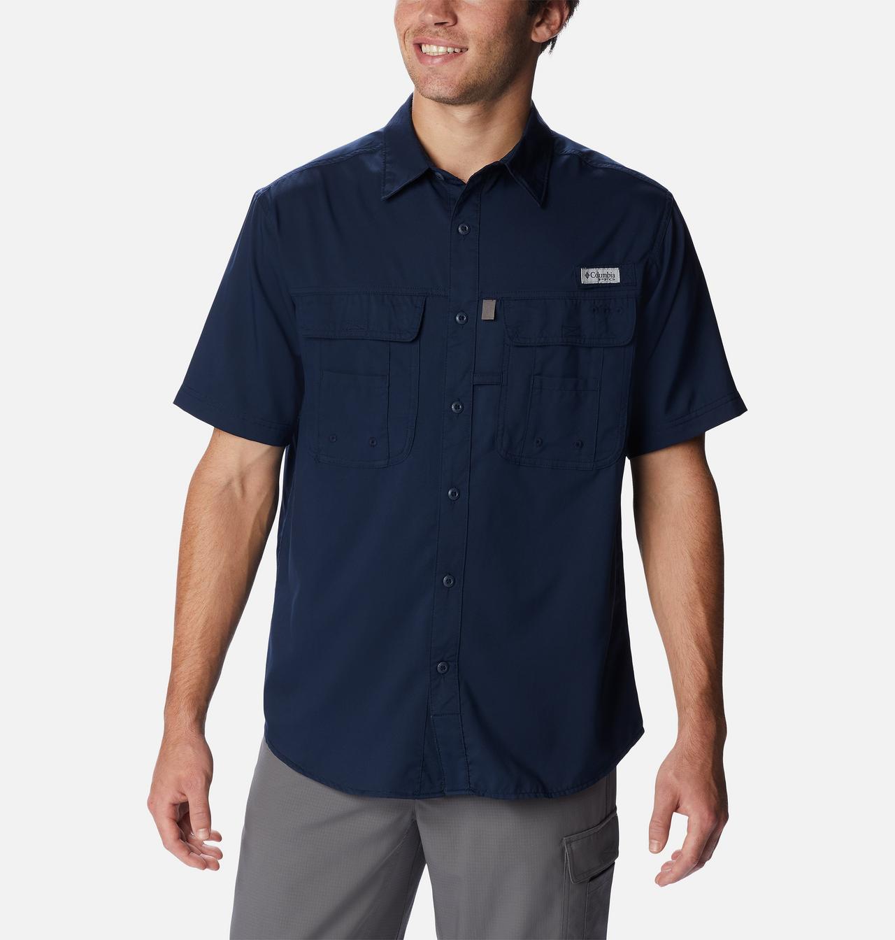 Men's PFG Drift Guide™ Woven Short Sleeve Shirt 1