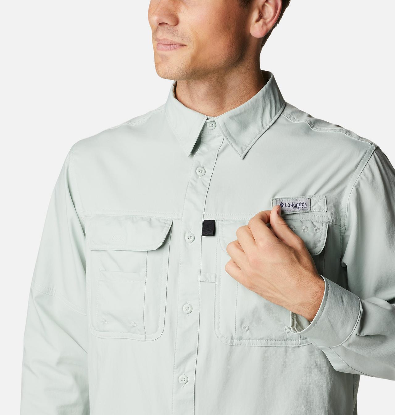 Men's PFG Drift Guide™ Woven Long Sleeve Shirt 4