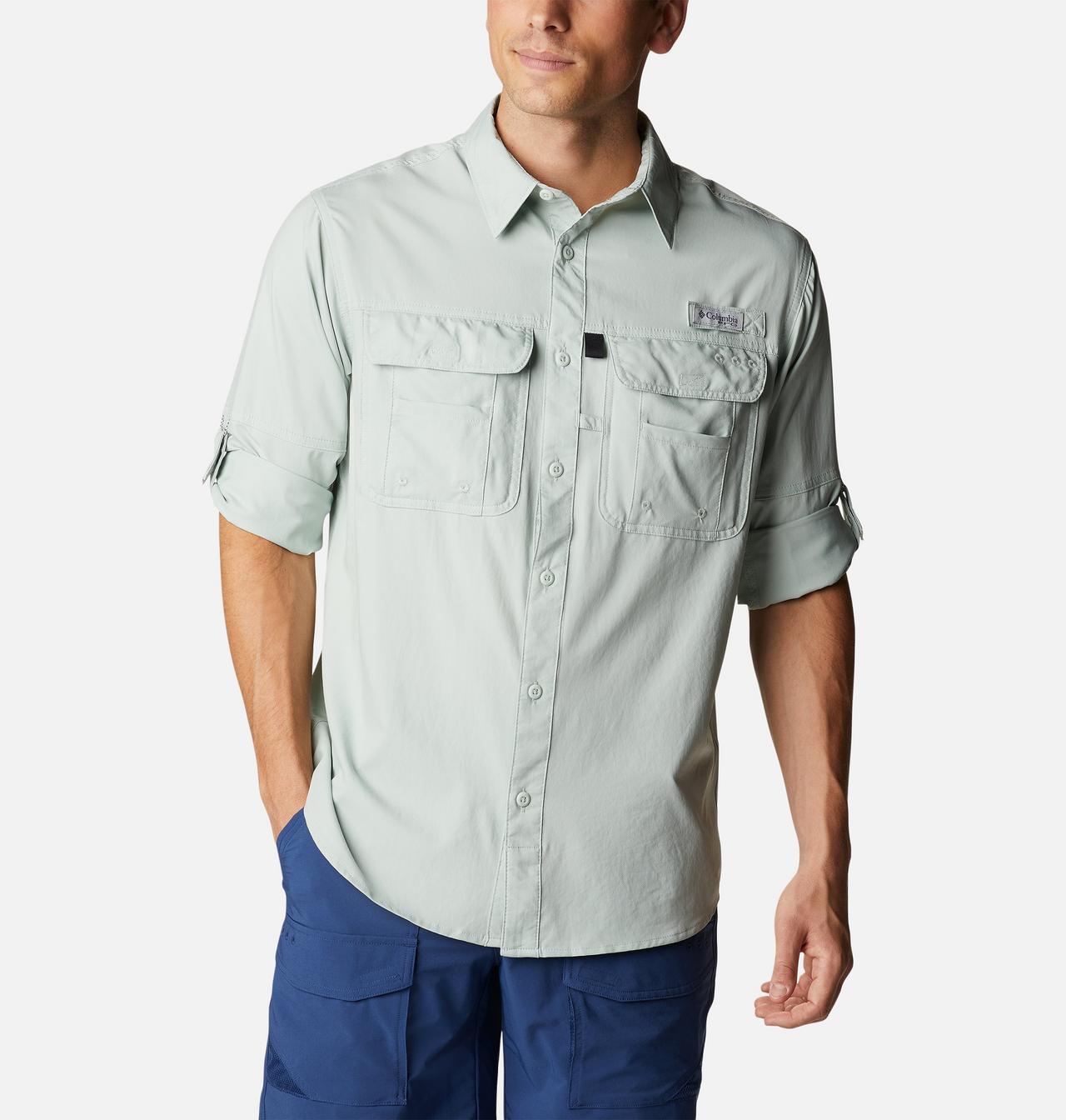 Men's PFG Drift Guide™ Woven Long Sleeve Shirt 7
