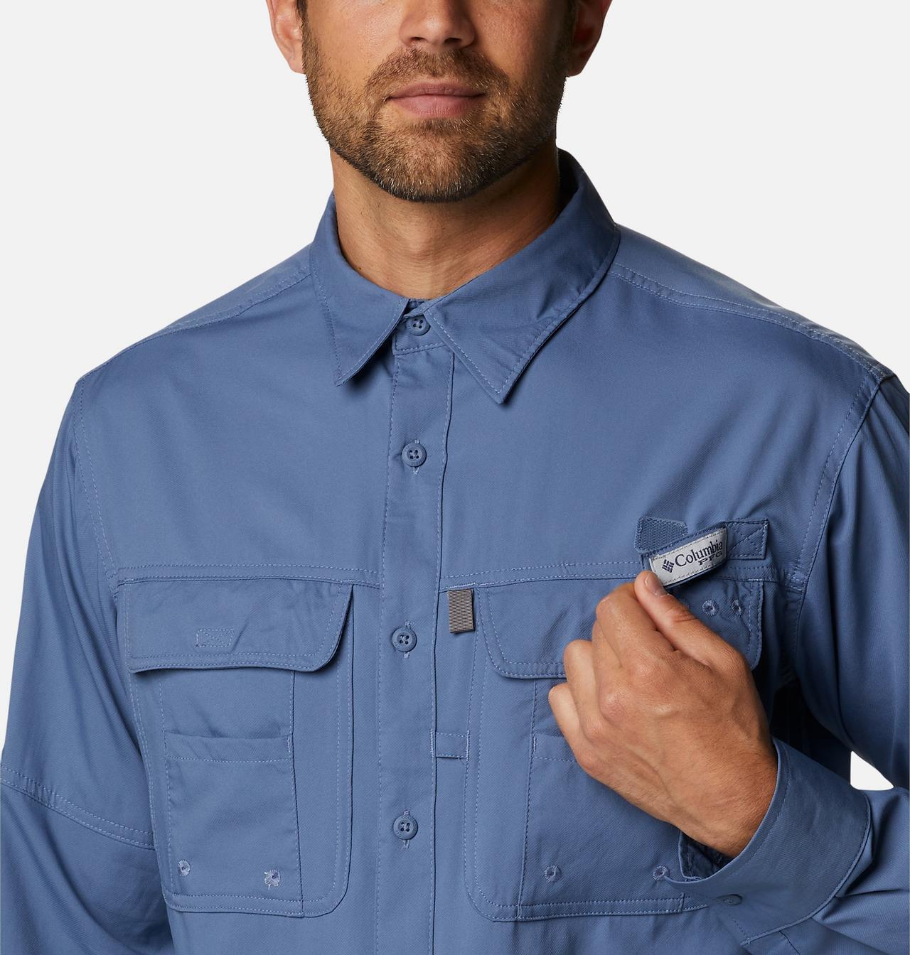 Men's PFG Drift Guide™ Woven Long Sleeve Shirt 4