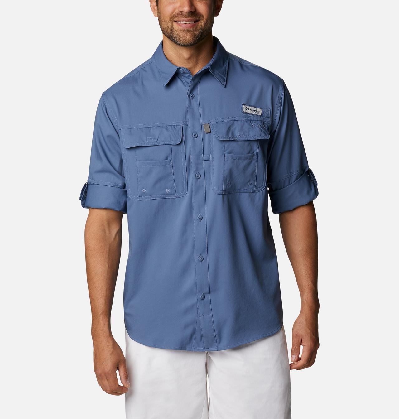 Men's PFG Drift Guide™ Woven Long Sleeve Shirt 7