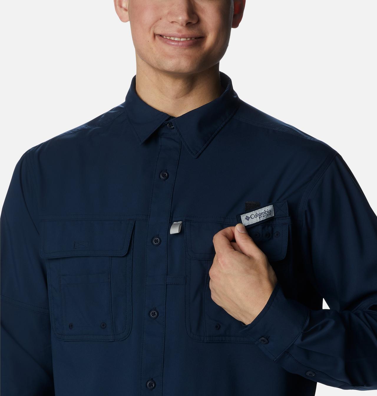 Men's PFG Drift Guide™ Woven Long Sleeve Shirt 4