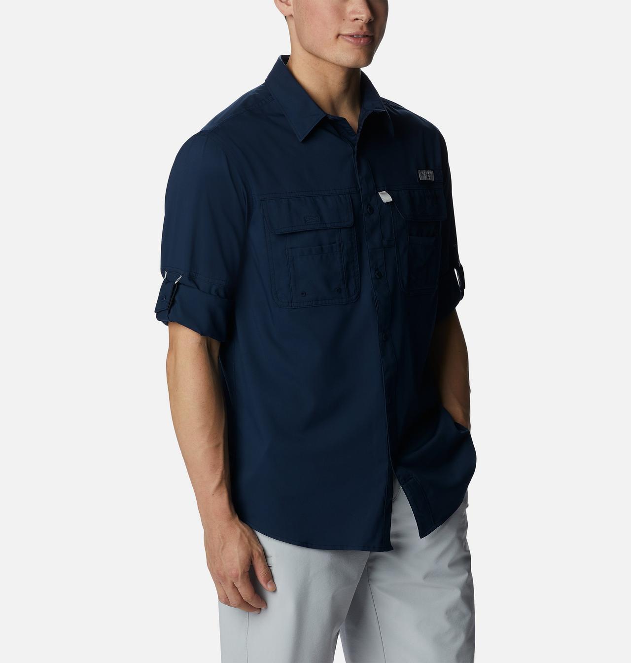 Men's PFG Drift Guide™ Woven Long Sleeve Shirt 7