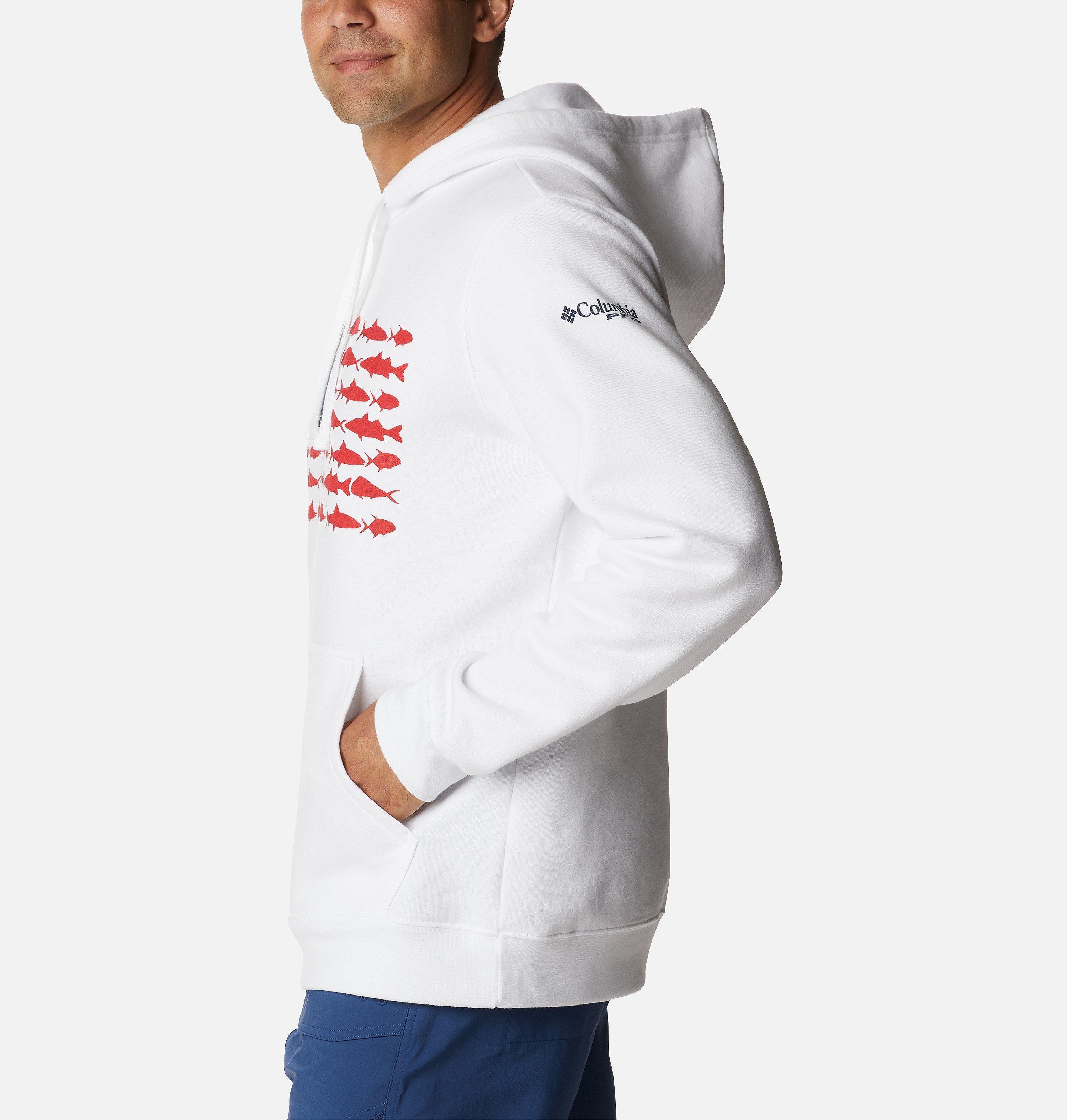 Men's PFG Fish Flag II Hoodie | 100 | XXL 3