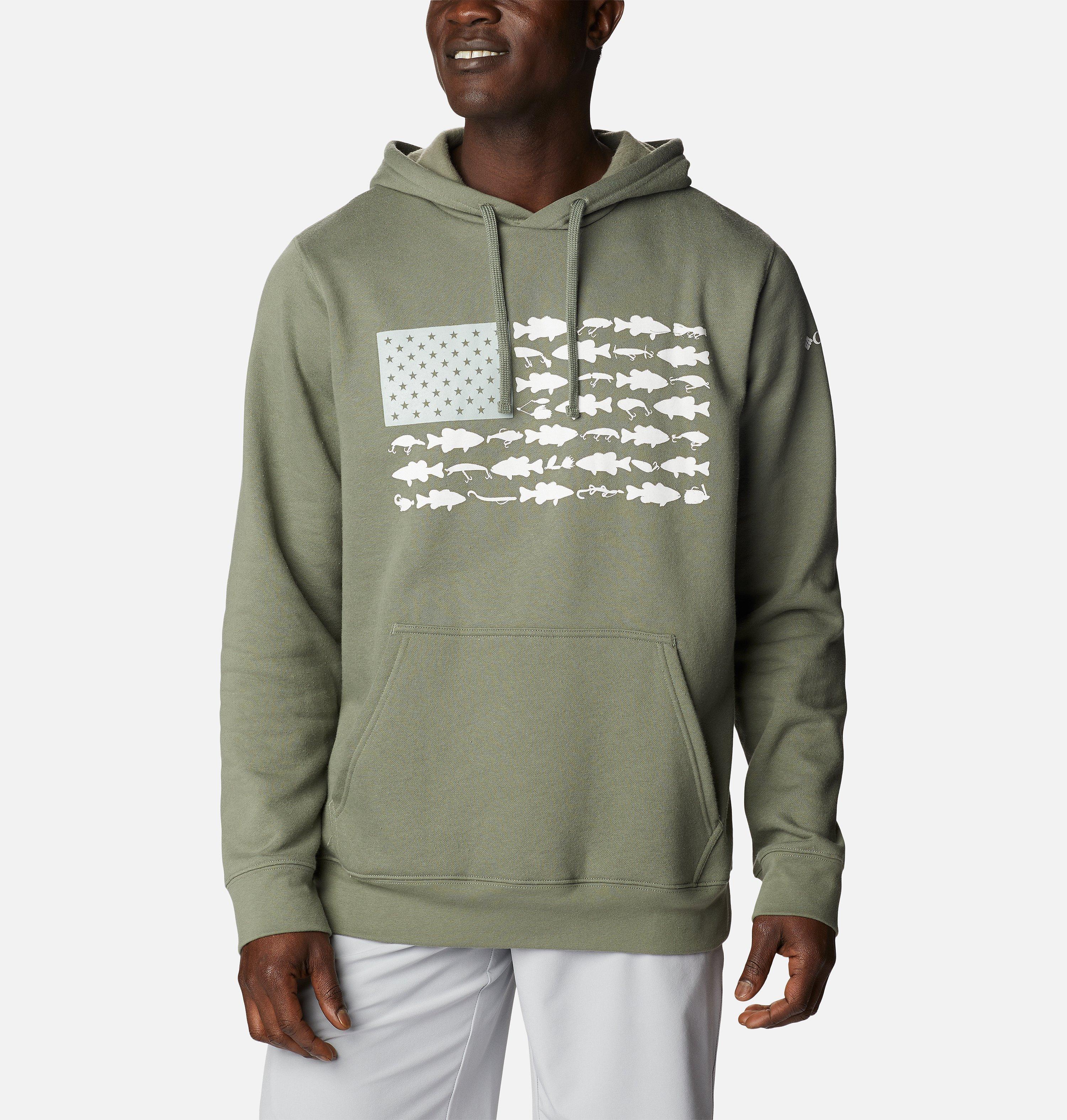 Men's PFG Fish Flag II Hoodie - Tall 1