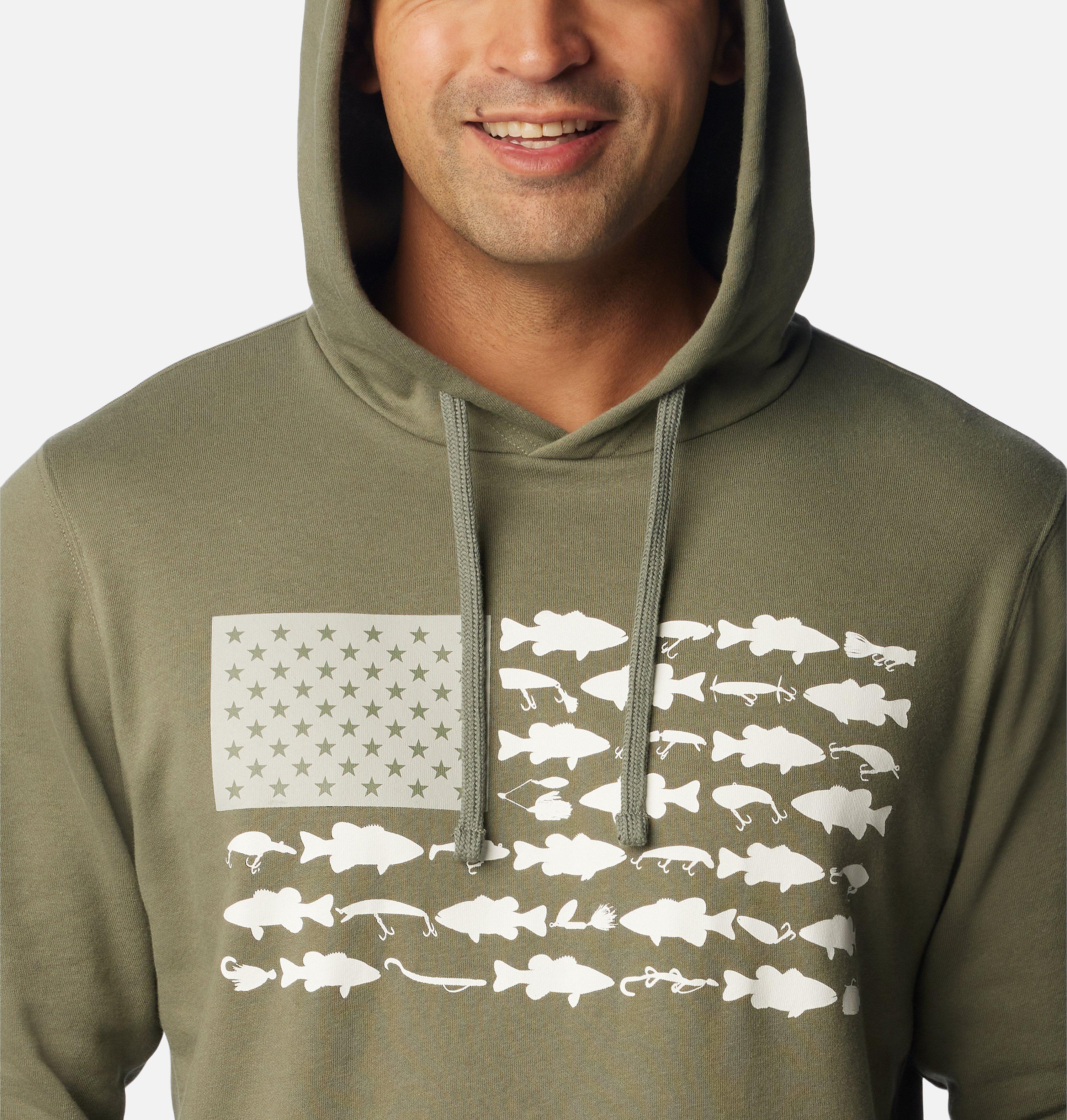 Men's PFG Fish Flag II Hoodie 4