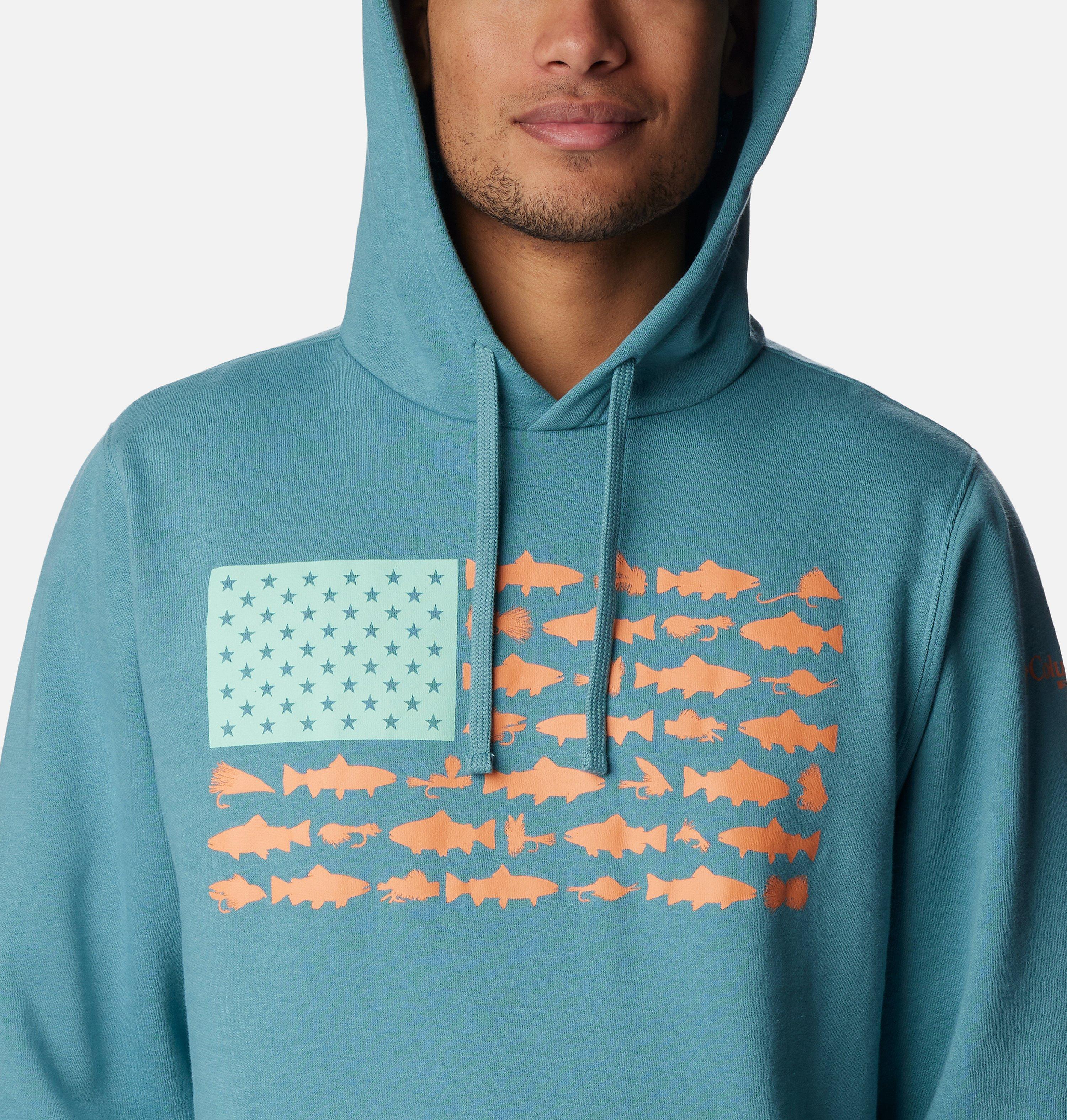 Men's PFG Fish Flag II Hoodie 4