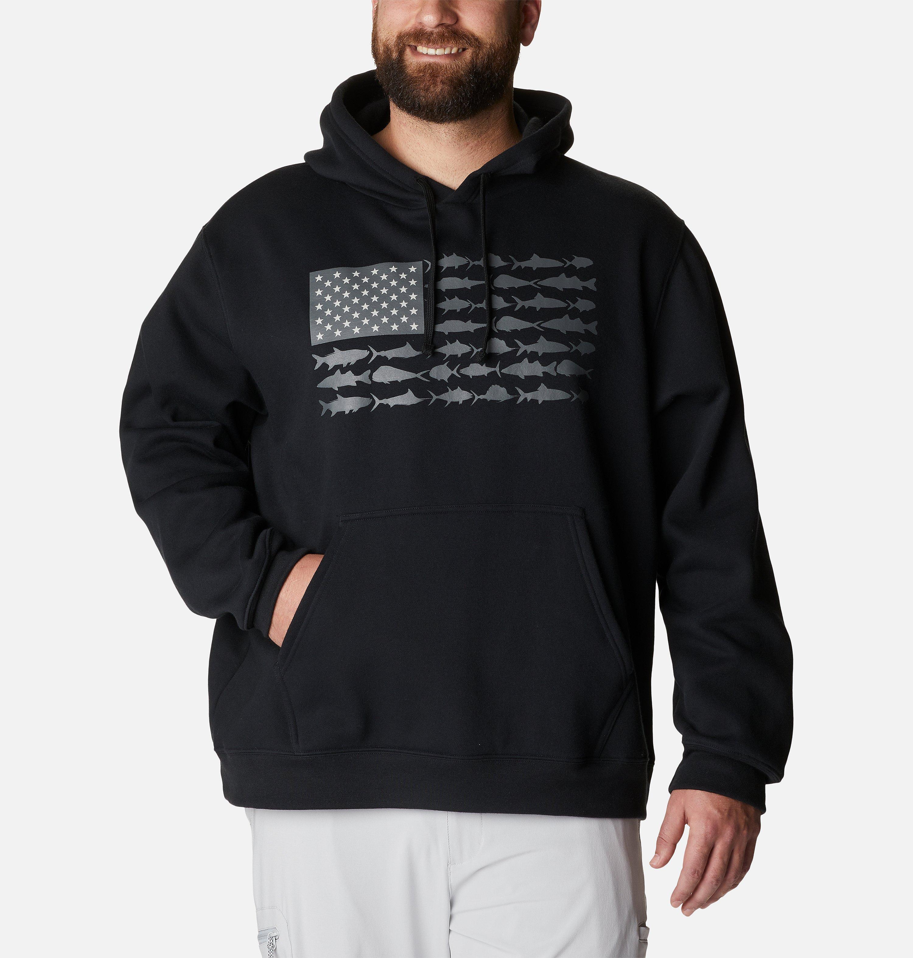 Columbia Men's PFG  Fish Flag II Hoodie - Big-