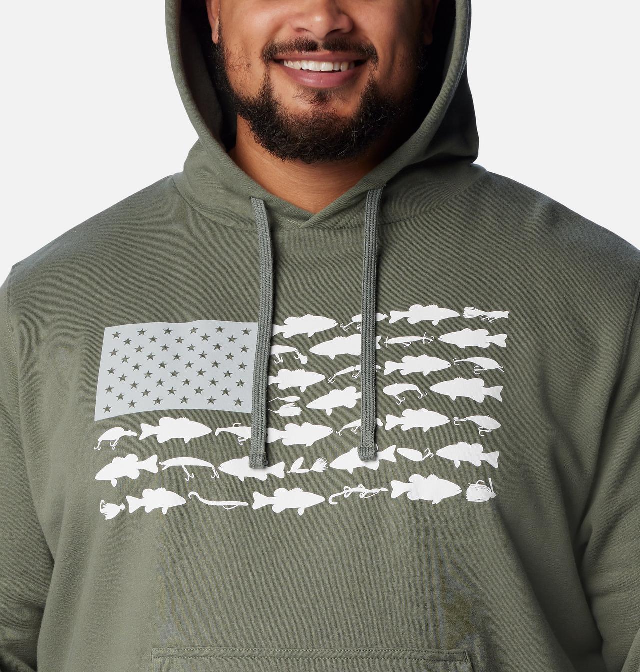 Men's PFG™ Fish Flag II Hoodie - Big 4