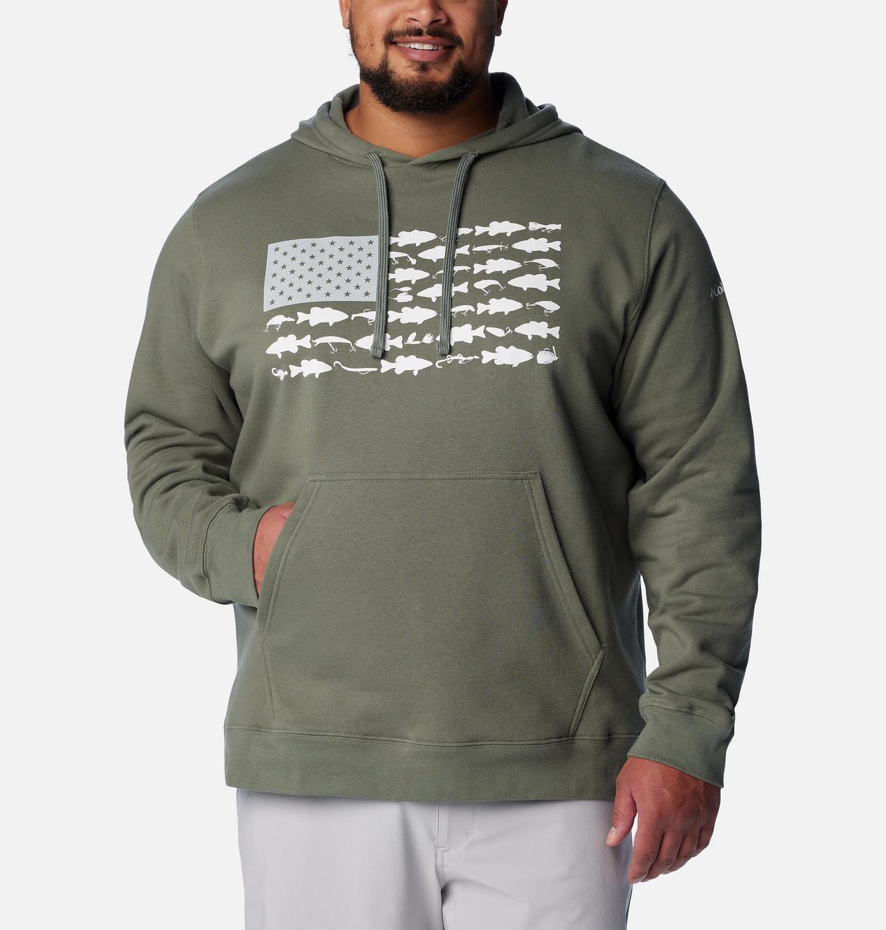 Men's PFG™ Fish Flag II Hoodie - Big 1