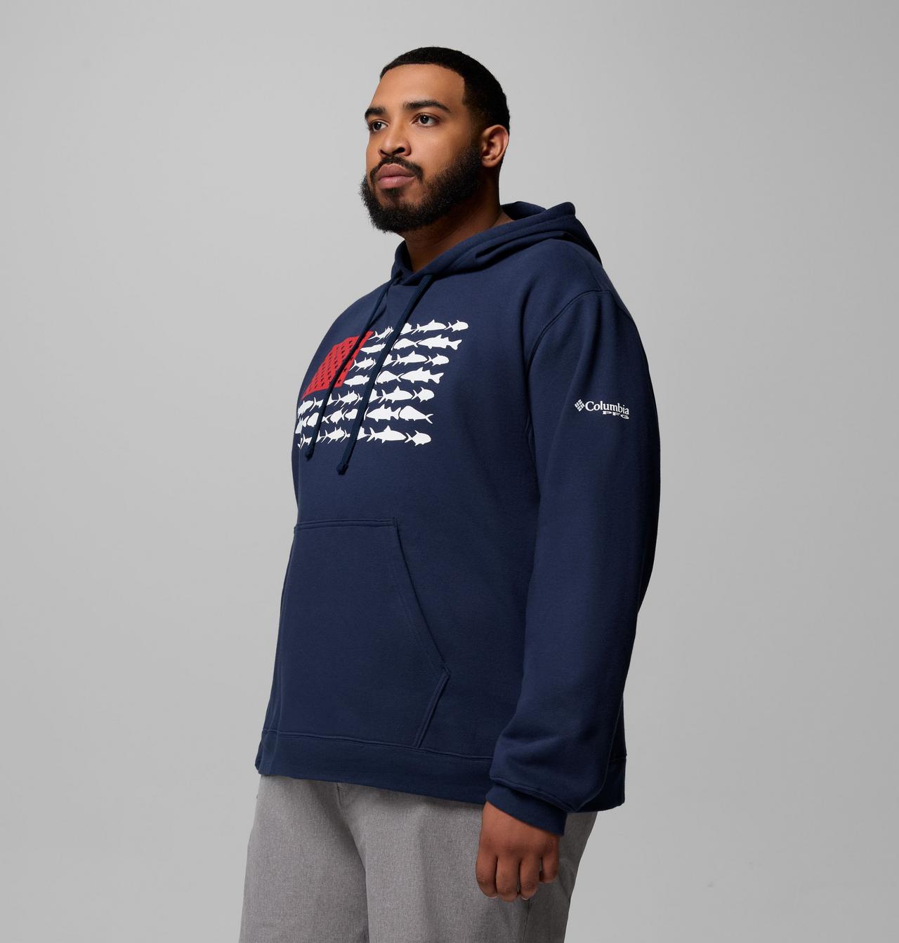 Men's PFG™ Fish Flag II Hoodie - Big 4