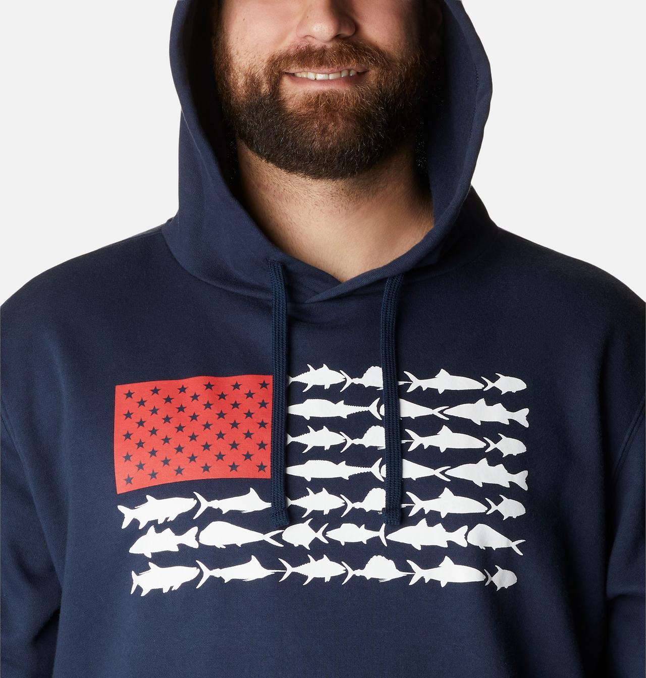 Men's PFG™ Fish Flag II Hoodie - Big 4