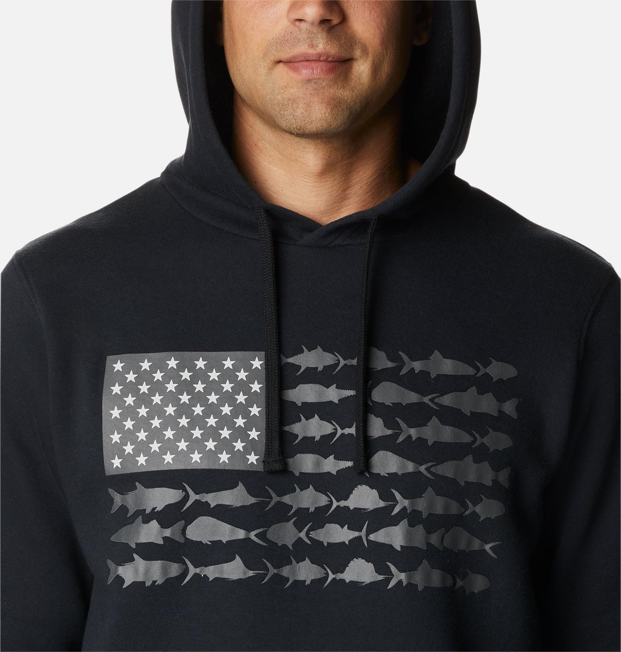 Men's PFG™ Fish Flag II Hoodie - Tall 4