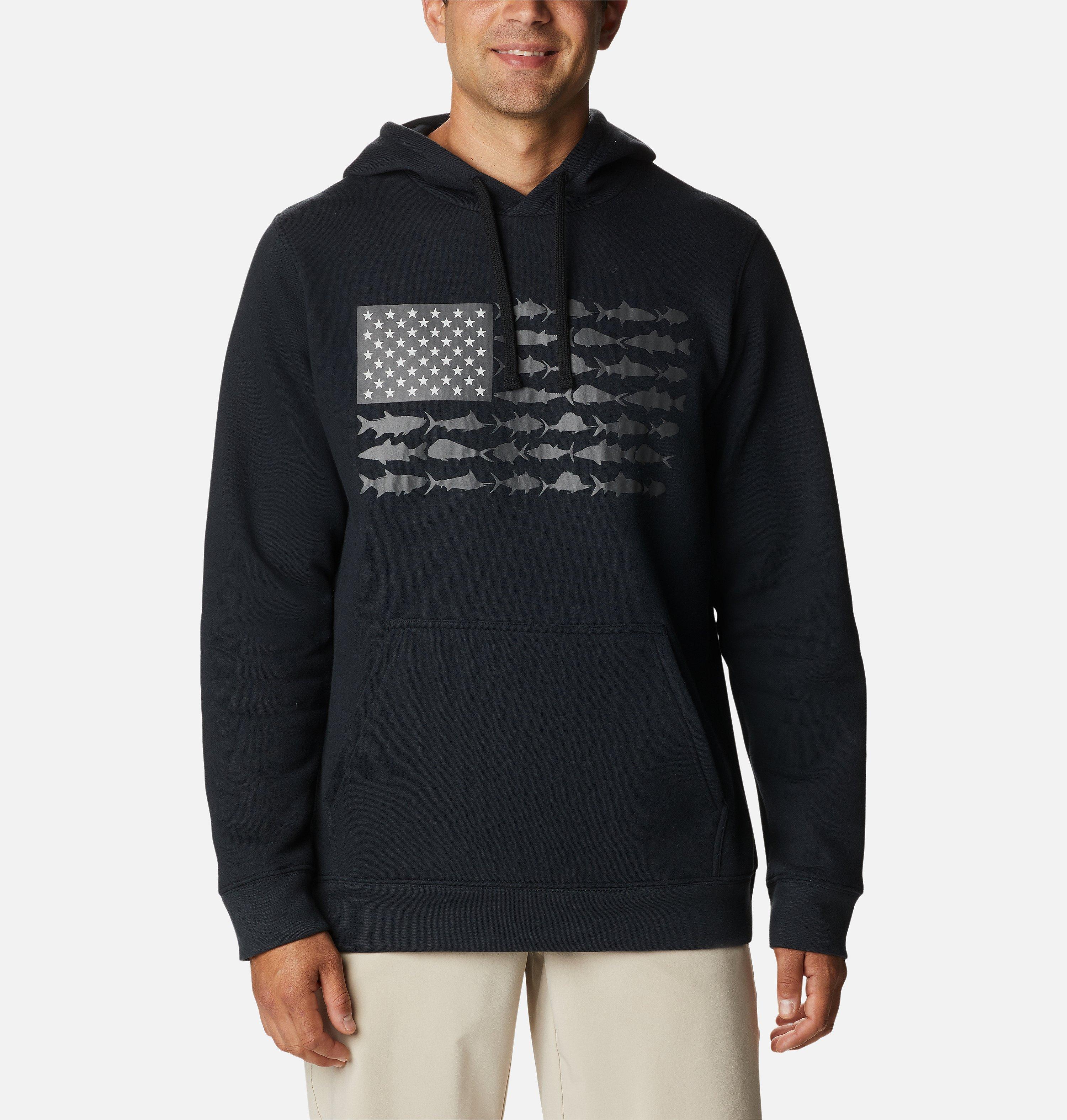 Men's PFG Fish Flag II Hoodie - Tall 1