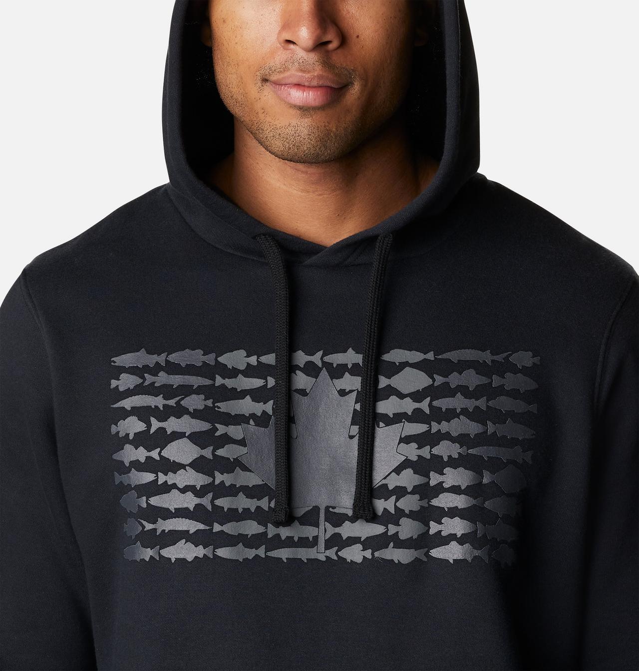 Chandail à capuchon PFG™ Fish Flag II Homme - Grandes tailles 4