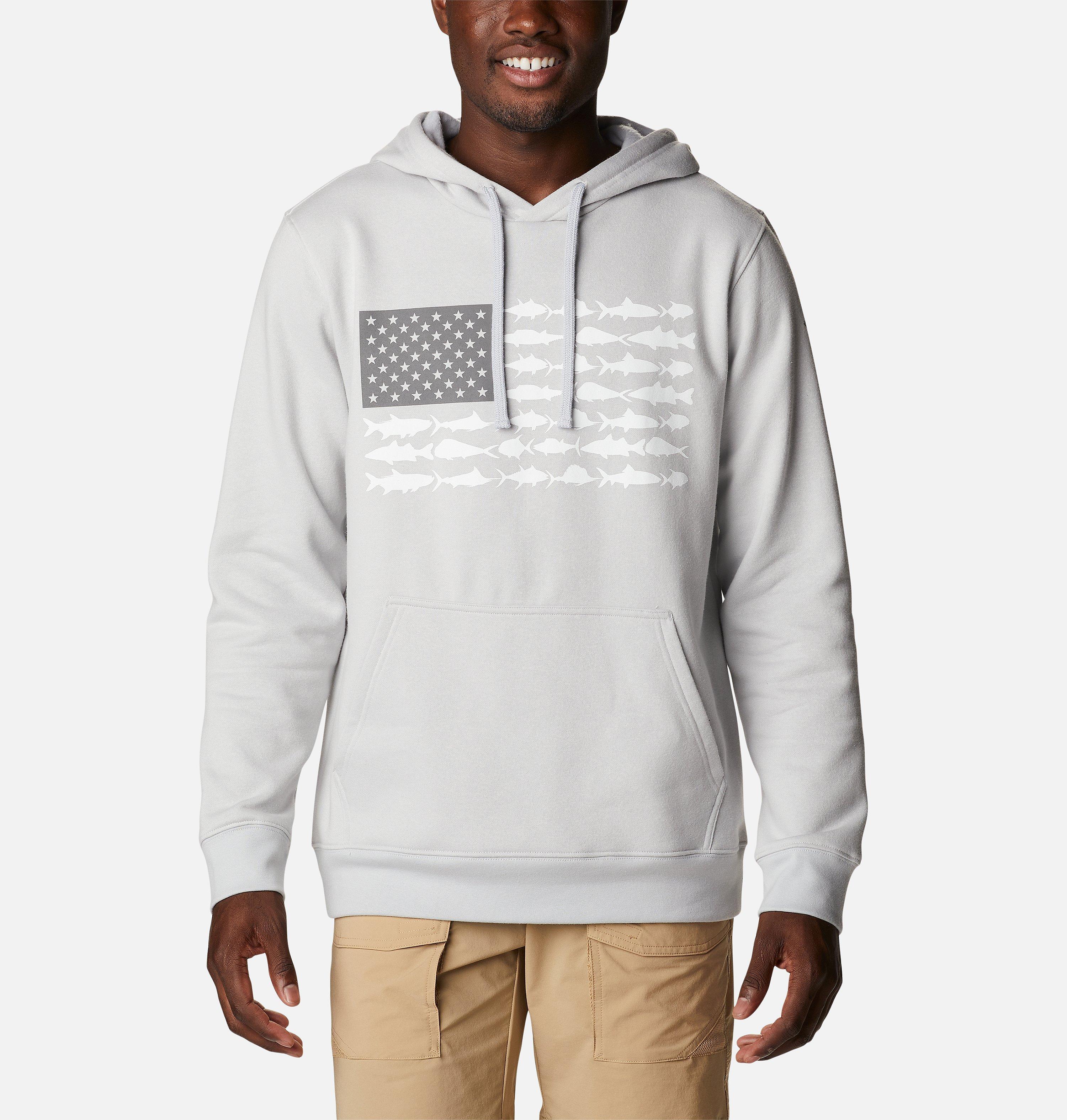 Men's PFG Fish Flag II Hoodie - Tall 1