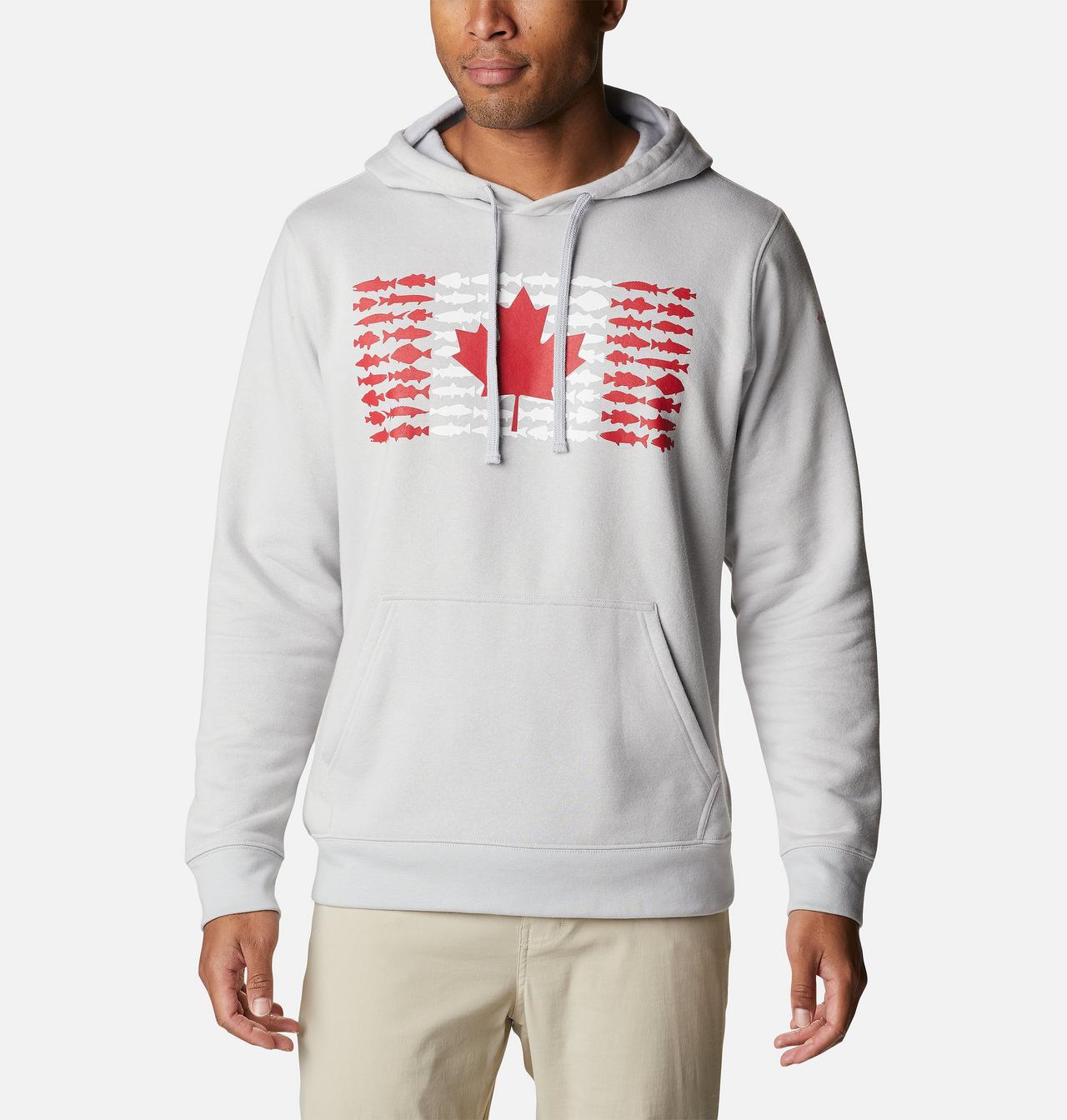 Chandail à capuchon PFG™ Fish Flag II Homme - Grandes tailles 1