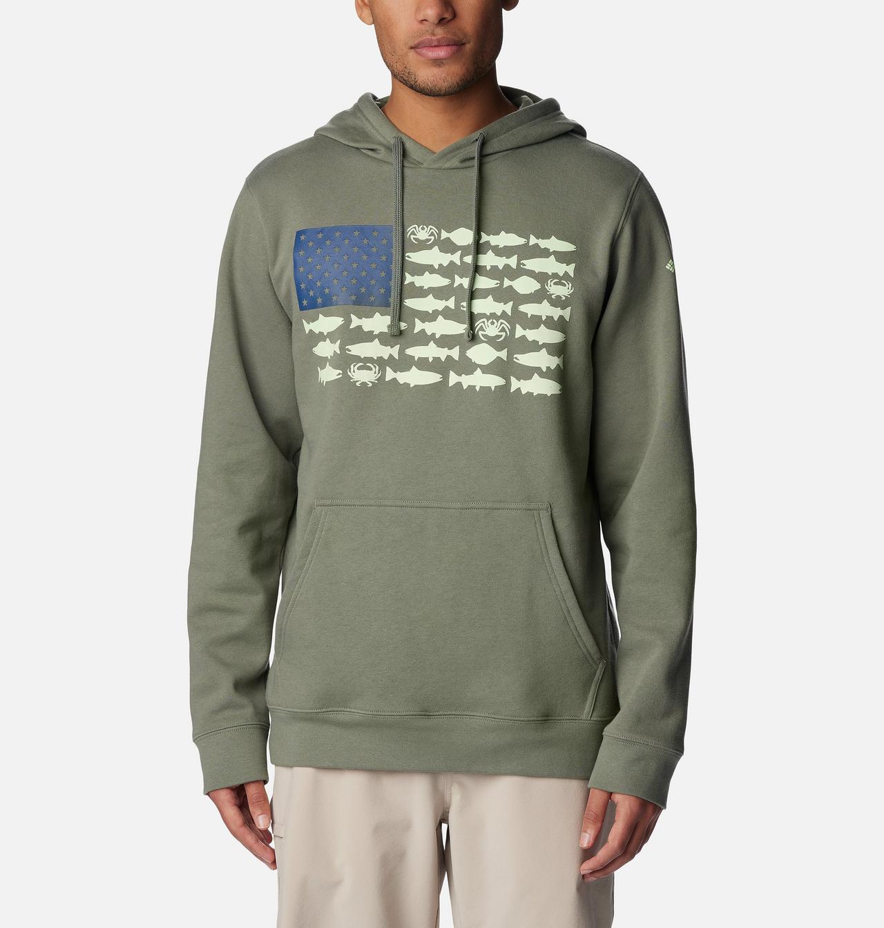 Men's PFG™ Fish Flag II Hoodie - Tall 1