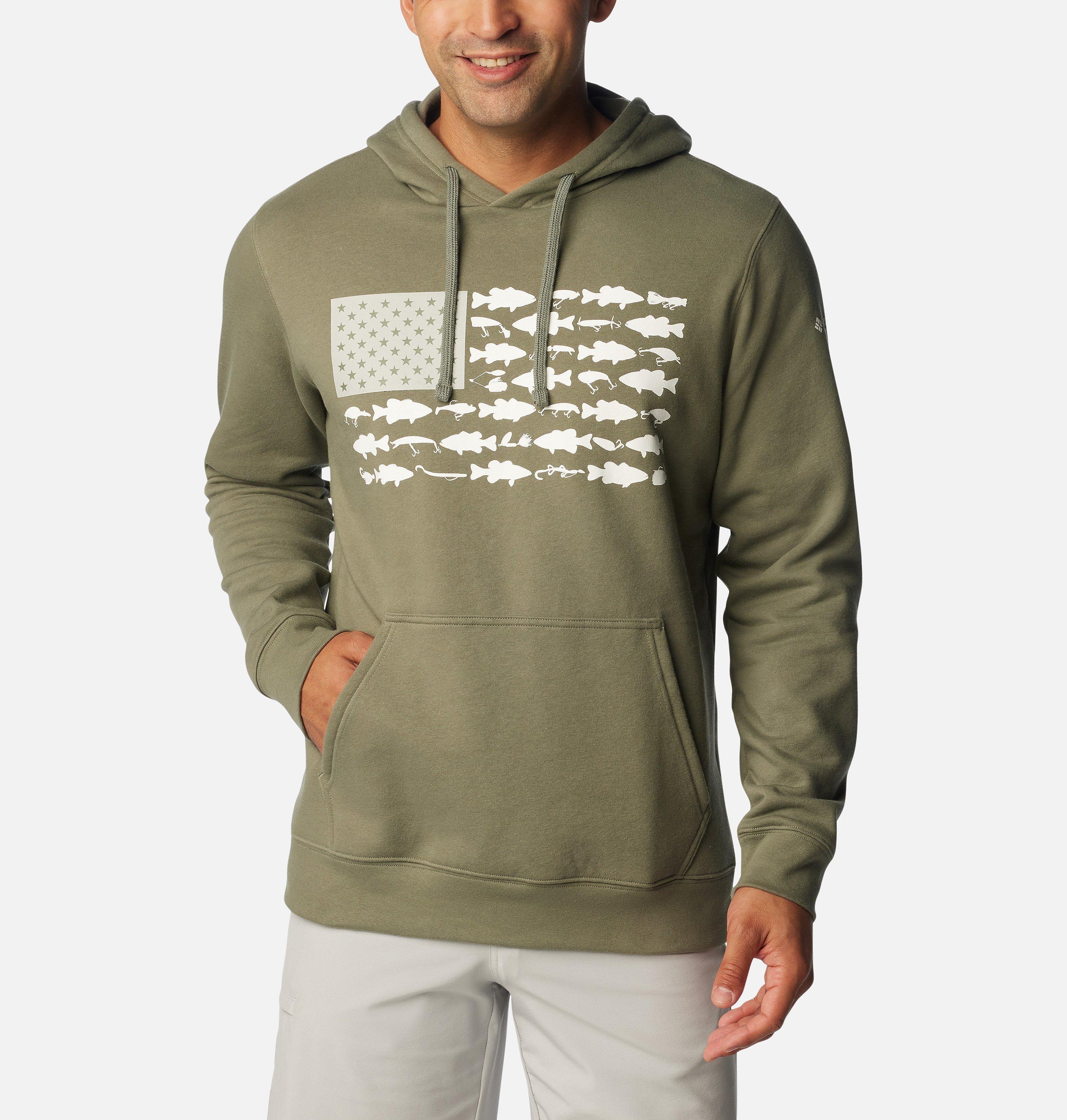Men's PFG Fish Flag II Hoodie - Tall 1