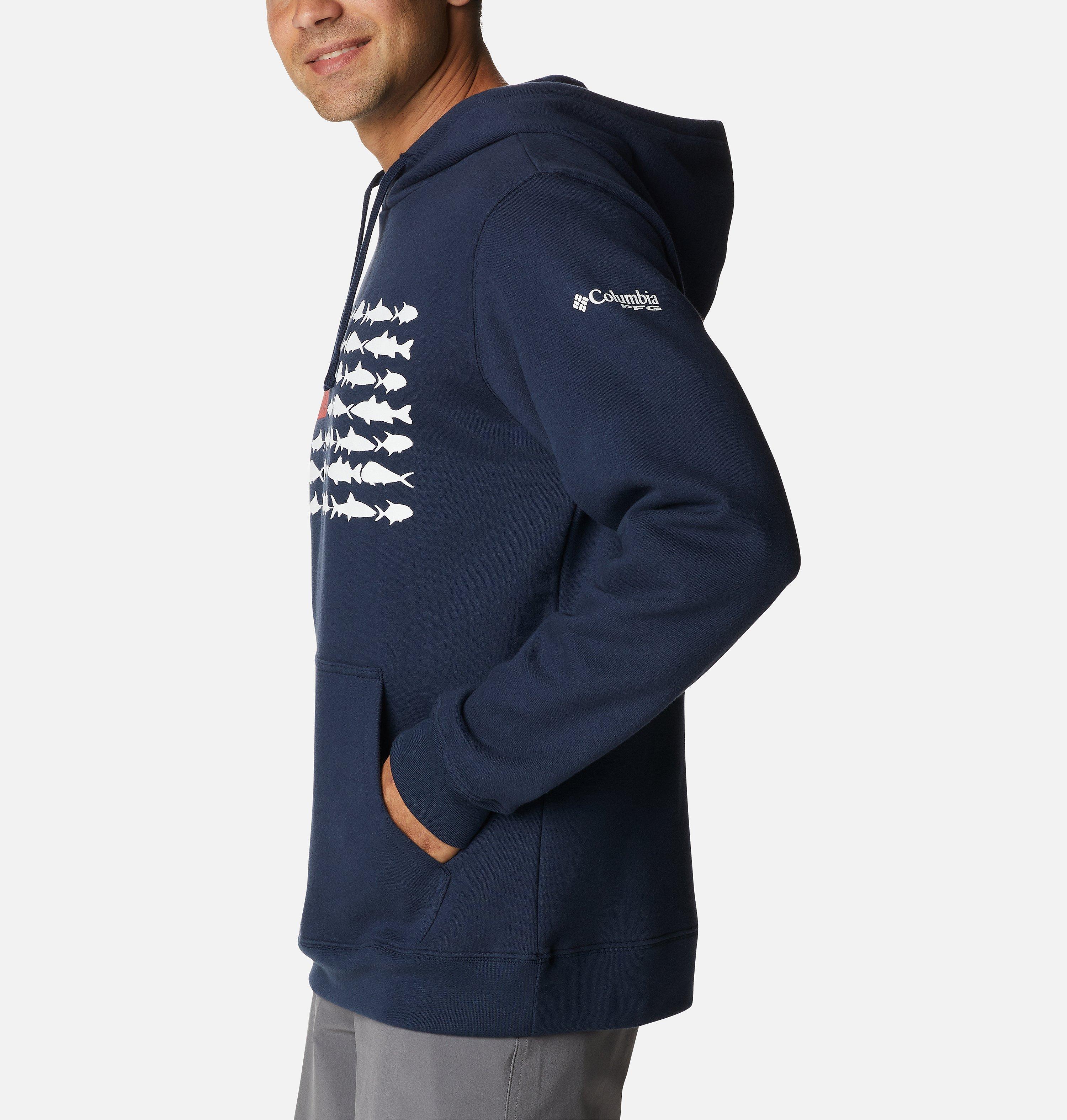 Men's PFG Fish Flag II Hoodie - Tall 3