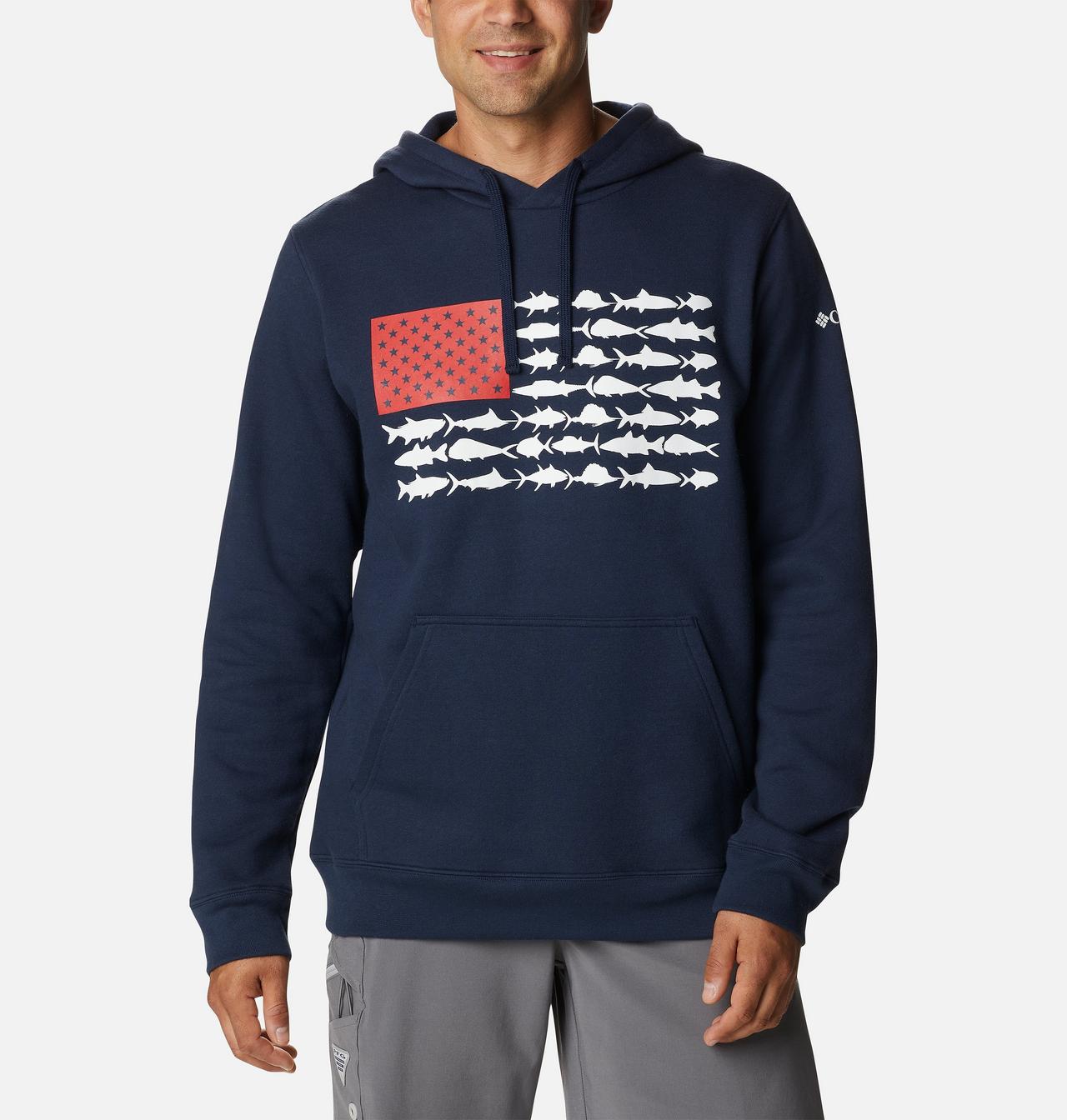 Men's PFG™ Fish Flag II Hoodie - Tall 1