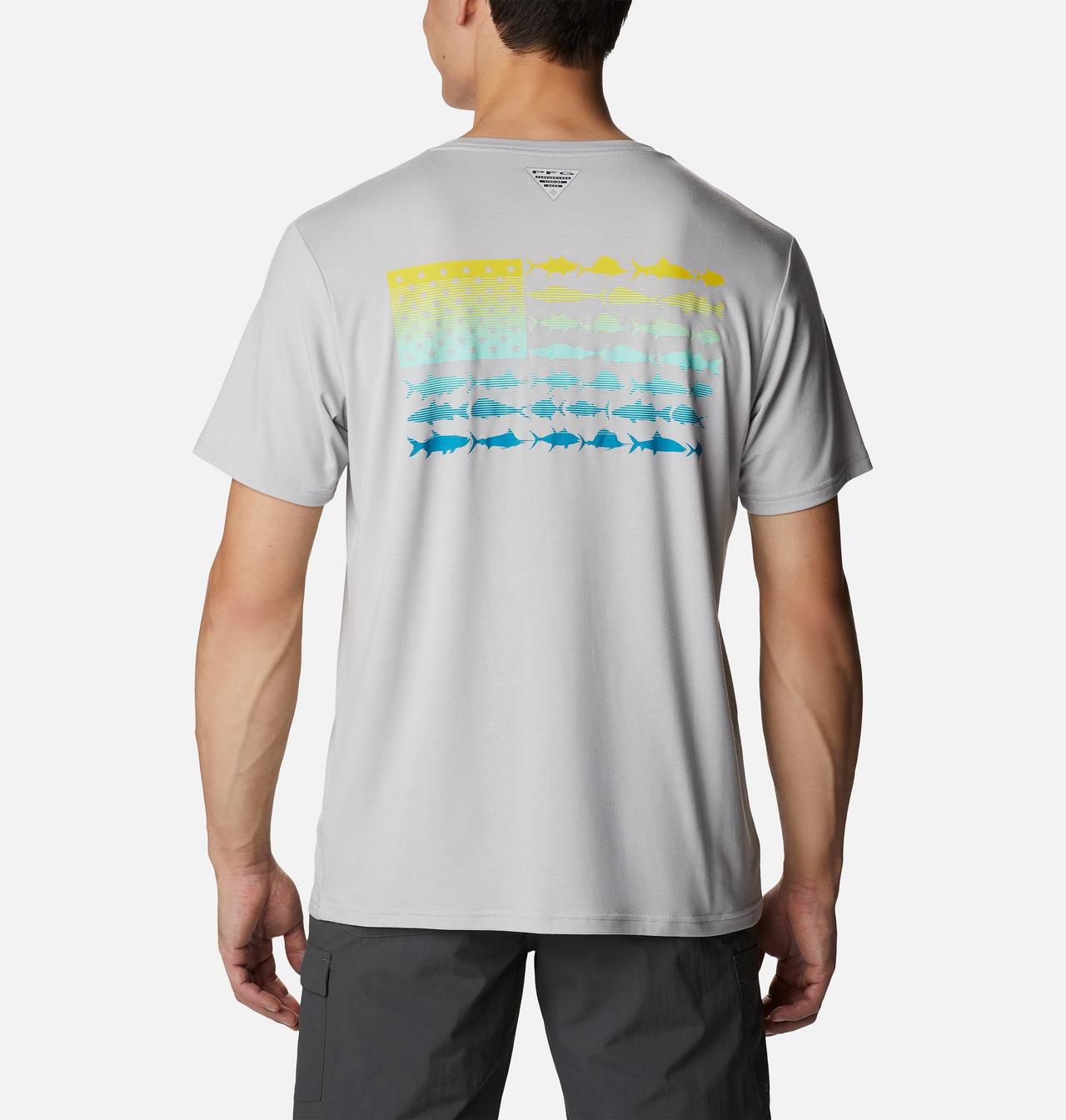 Men's PFG™ Fish Flag Tech Short Sleeve Shirt 1