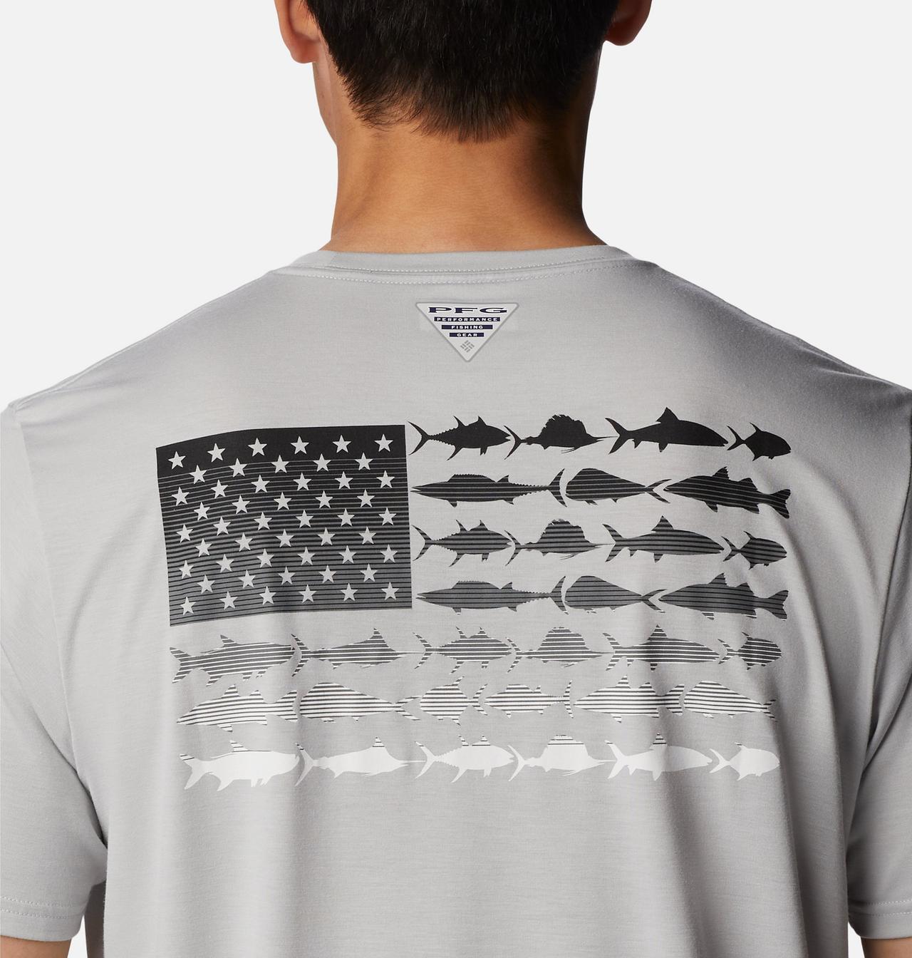 Men's PFG™ Fish Flag Tech Short Sleeve Shirt 5
