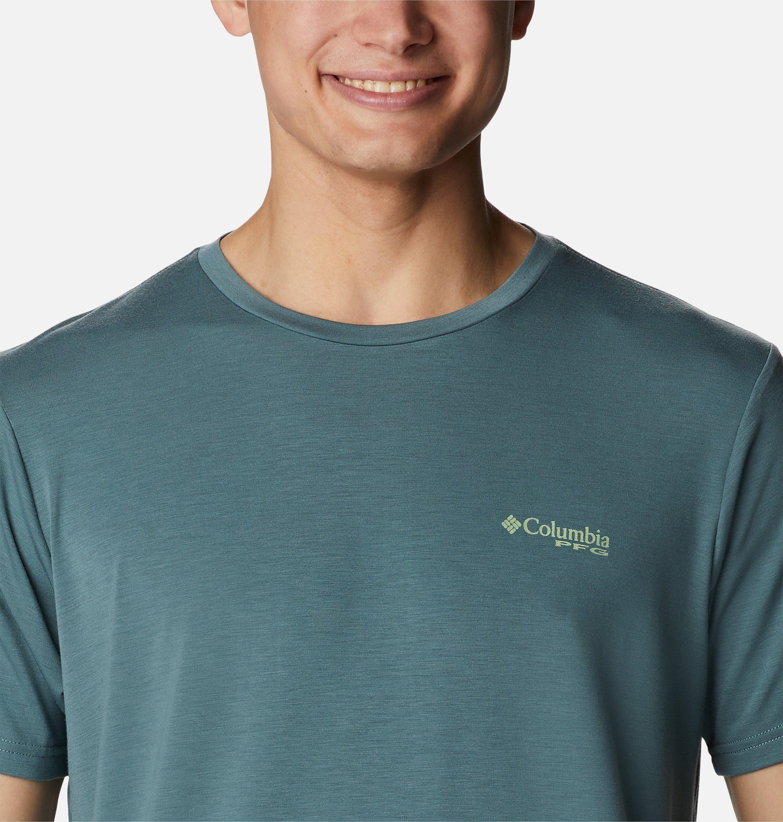 Men's PFG Fish Flag Tech Short Sleeve Shirt 4