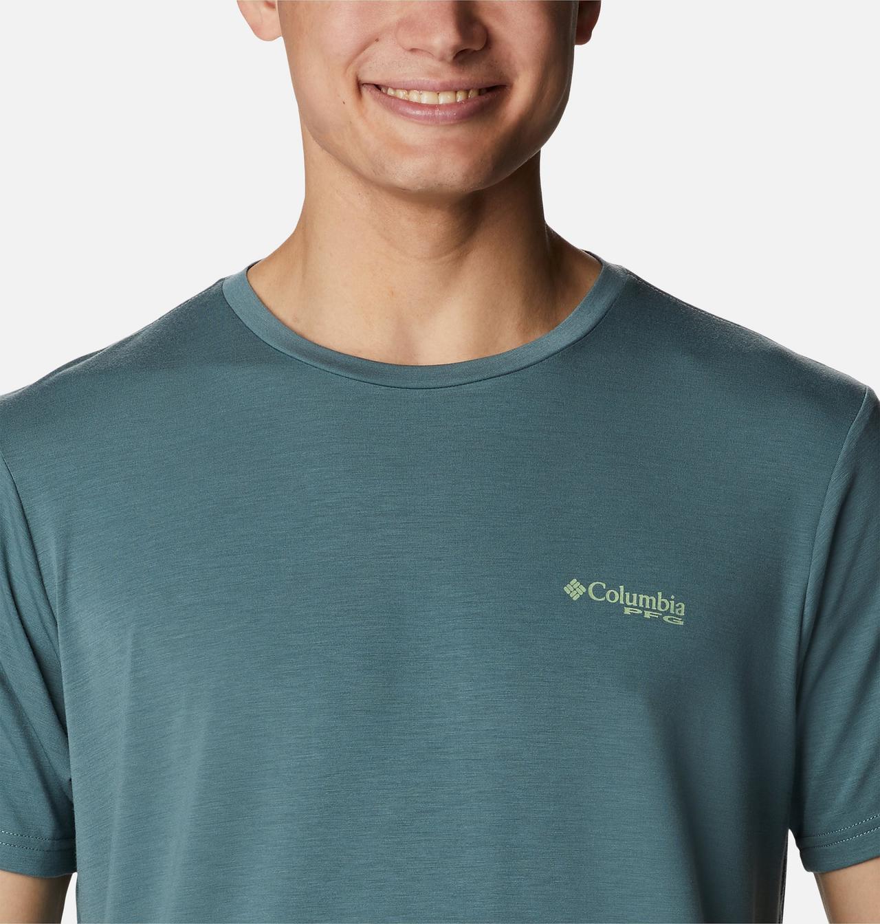 Men's PFG™ Fish Flag Tech Short Sleeve Shirt 4