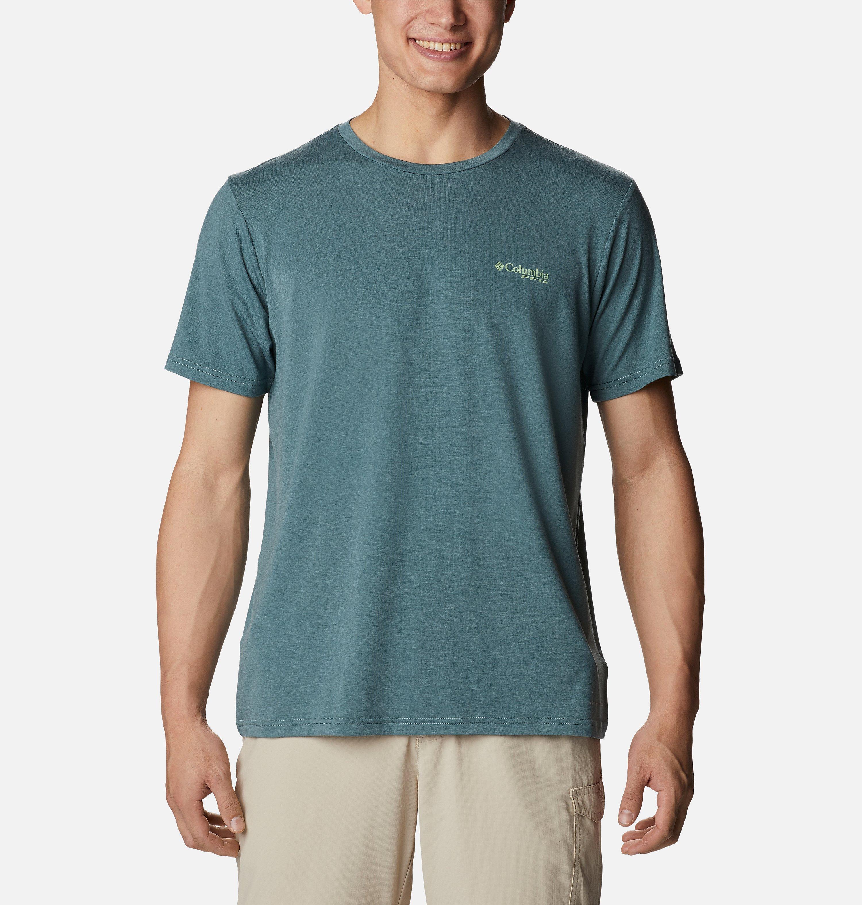 Men's PFG Fish Flag Tech Short Sleeve Shirt 2