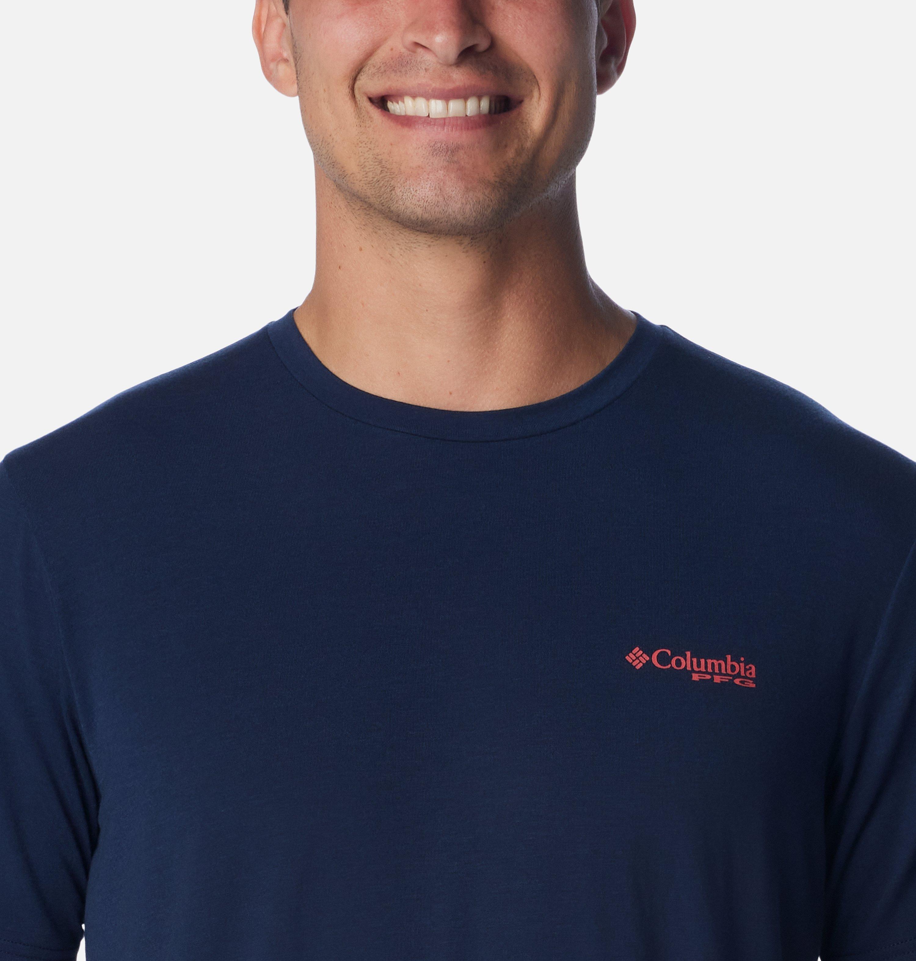 Men's PFG Fish Flag Tech Short Sleeve Shirt 4