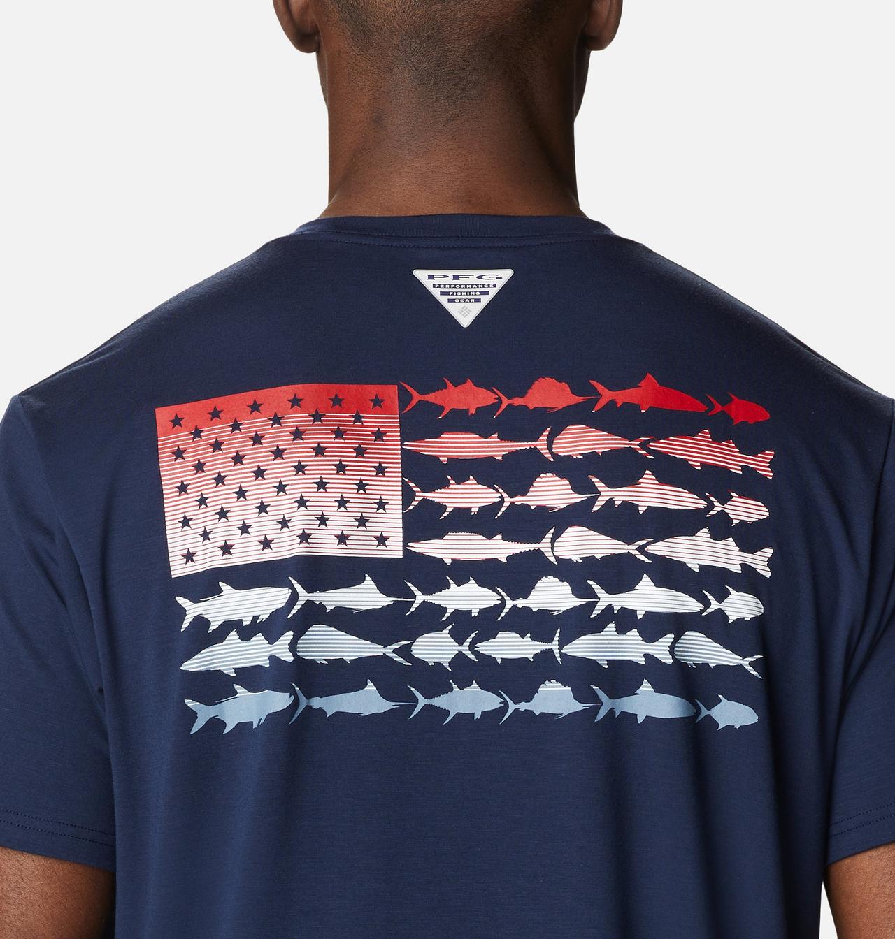 Men's PFG™ Fish Flag Tech Short Sleeve Shirt 5