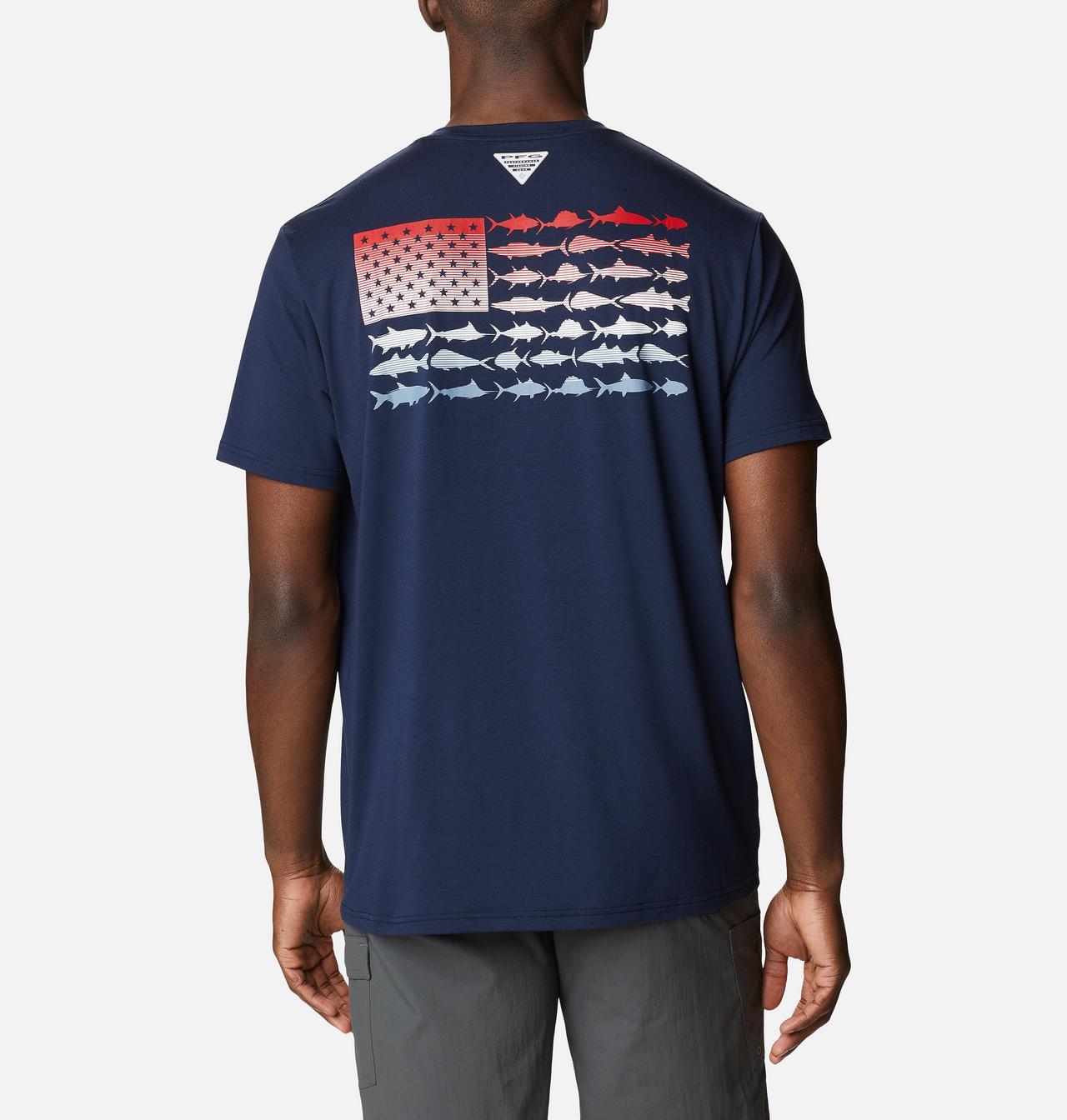 Men's PFG™ Fish Flag Tech Short Sleeve Shirt 1