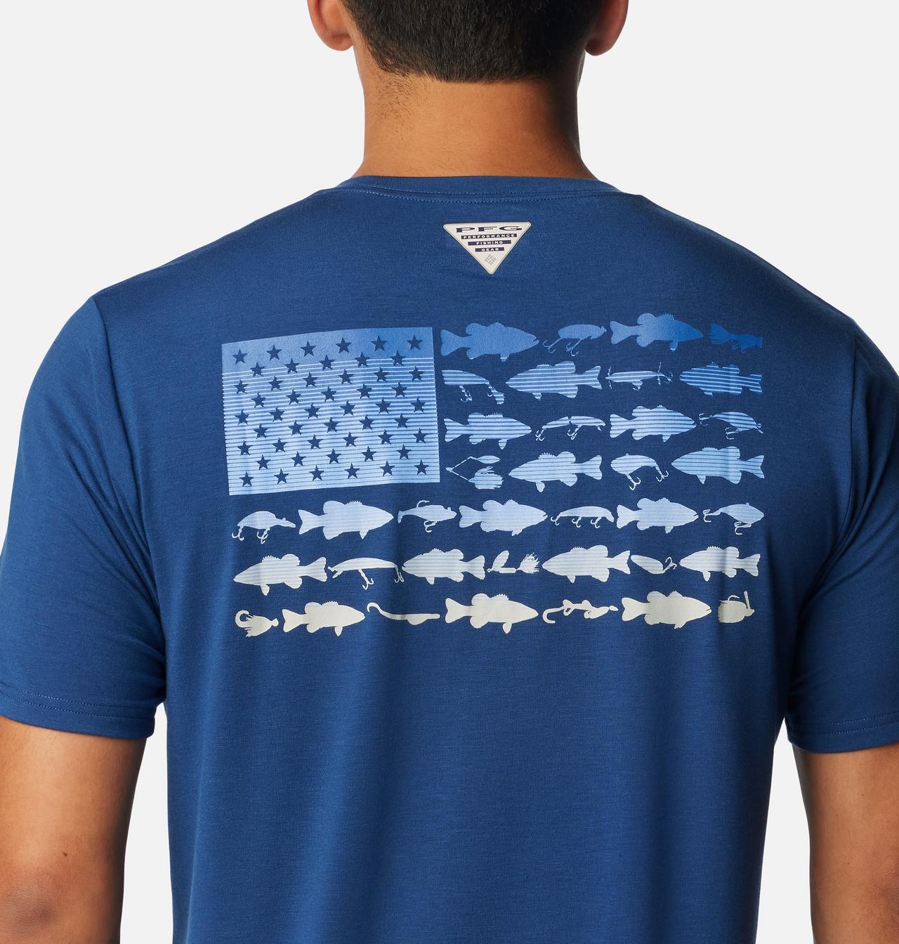 Men's PFG™ Fish Flag Tech Short Sleeve Shirt 5